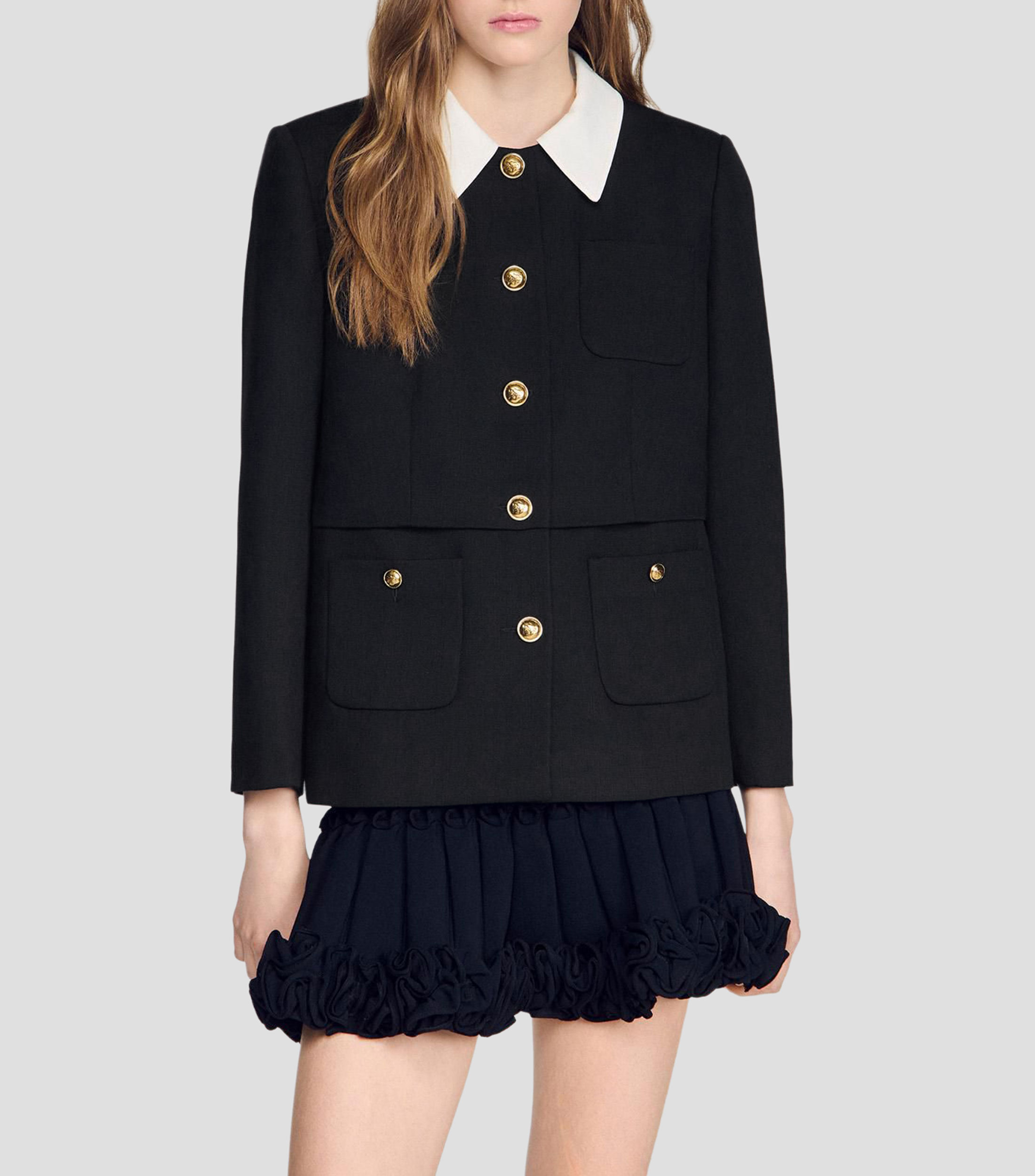 Saco liso Mujer