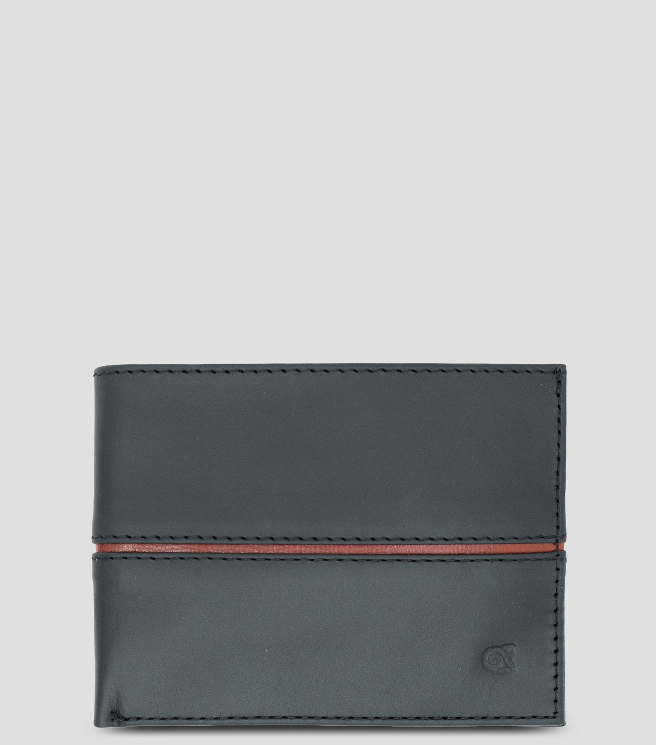 Cartera Bifold lisa Hombre