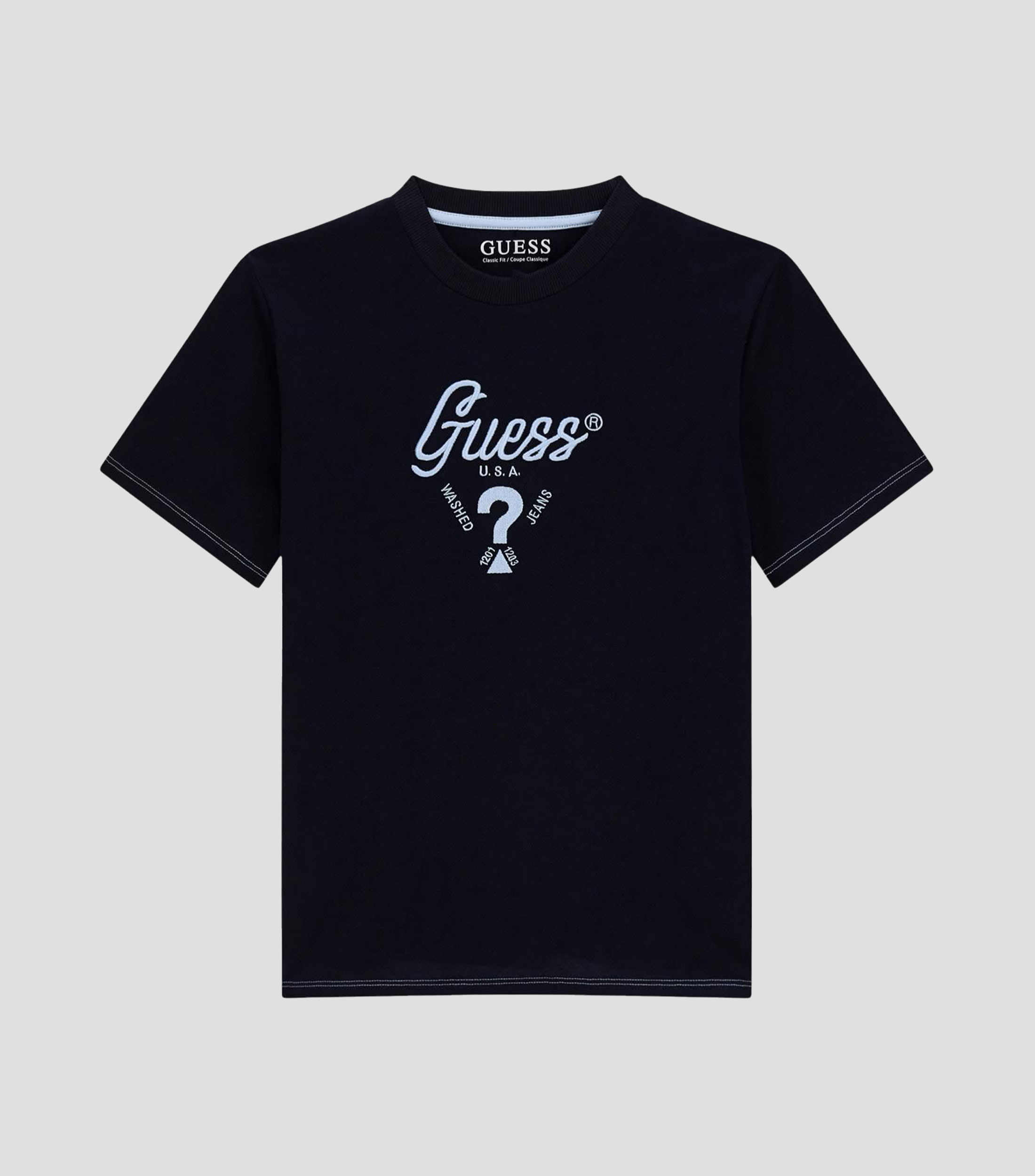 Playera cuello redondo manga corta lisa Niño