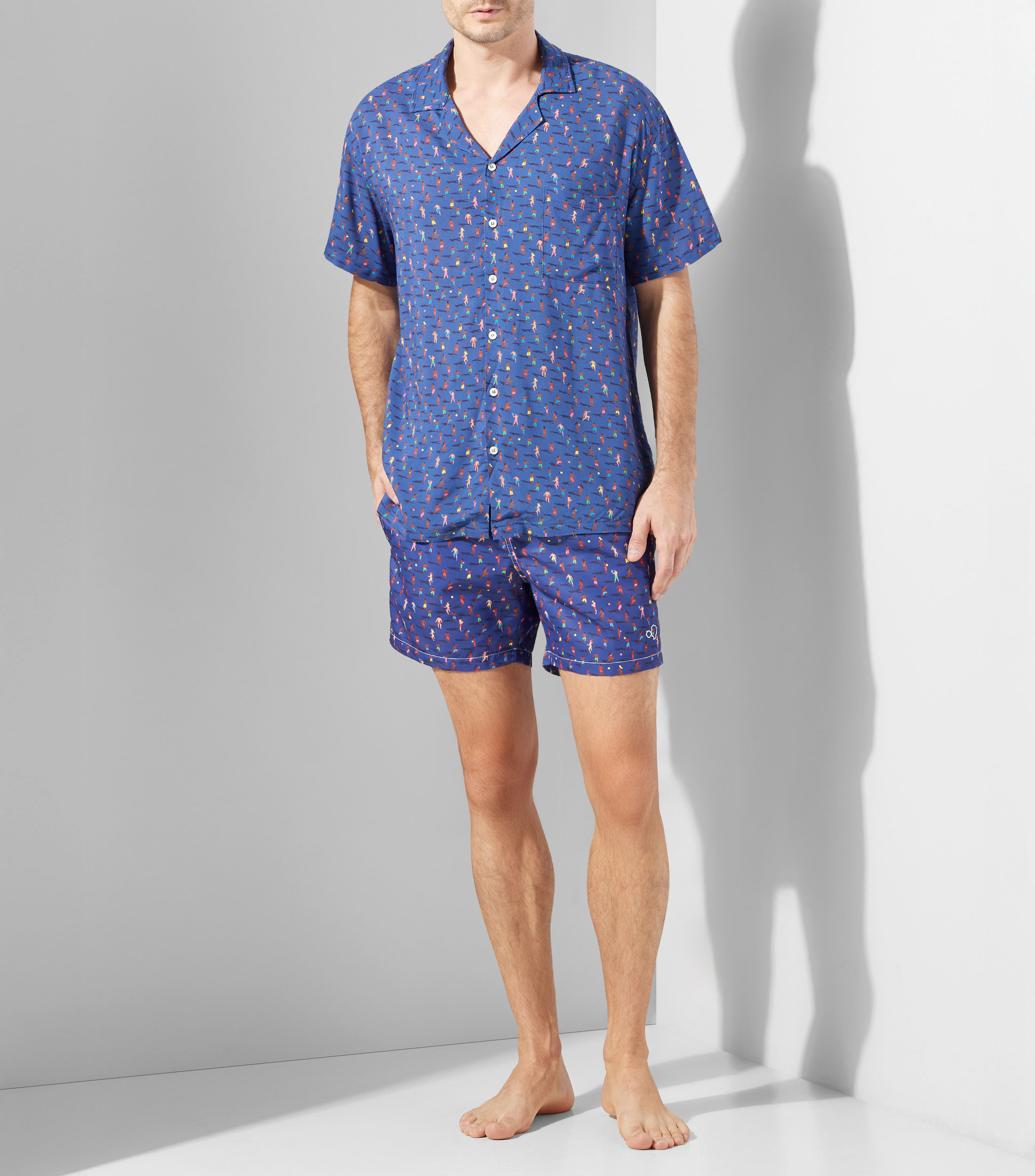 Traje de Baño corto fantasía Hombre