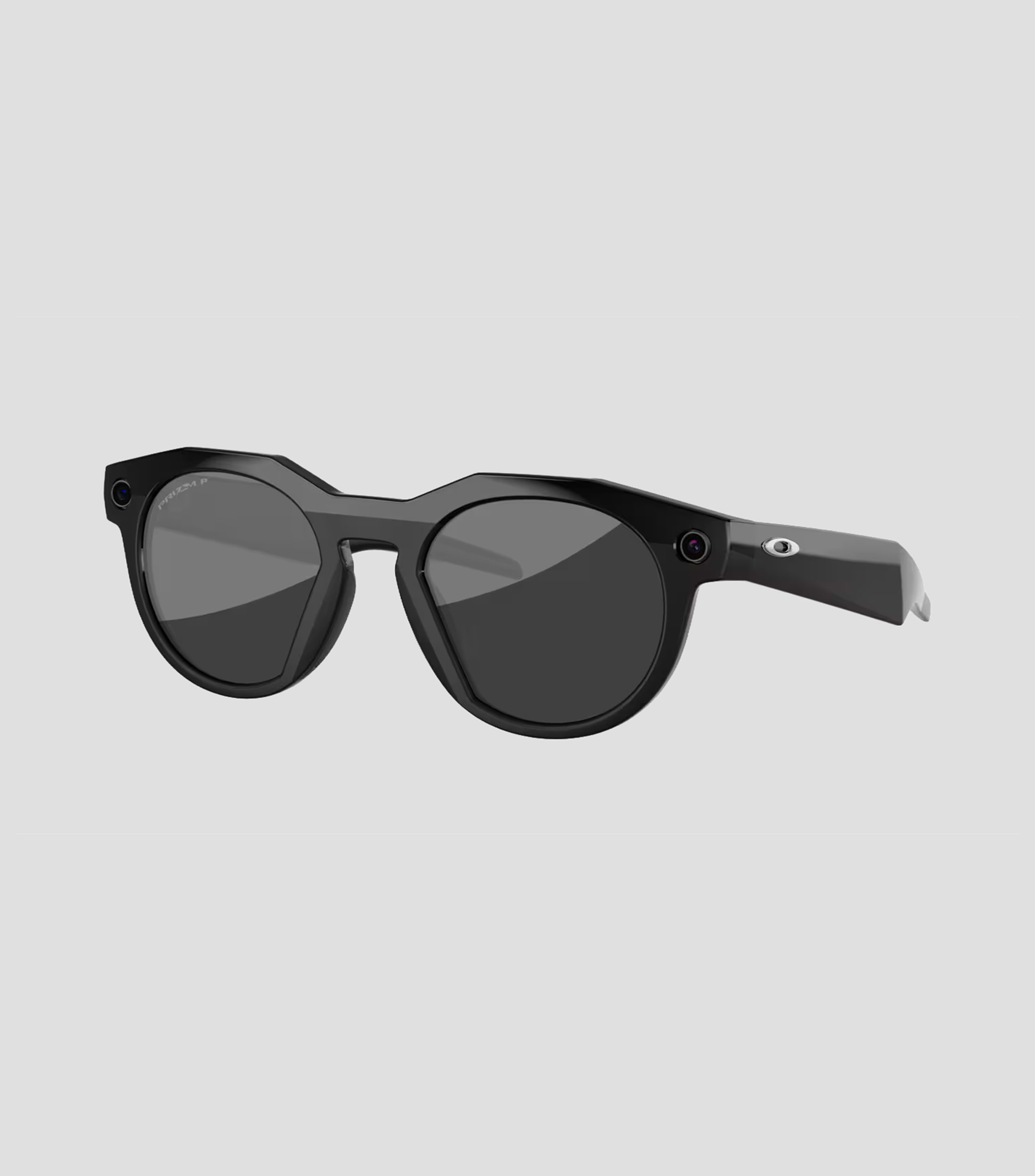 Lentes de sol inteligentes ovalados Oakley Meta negros Unisex