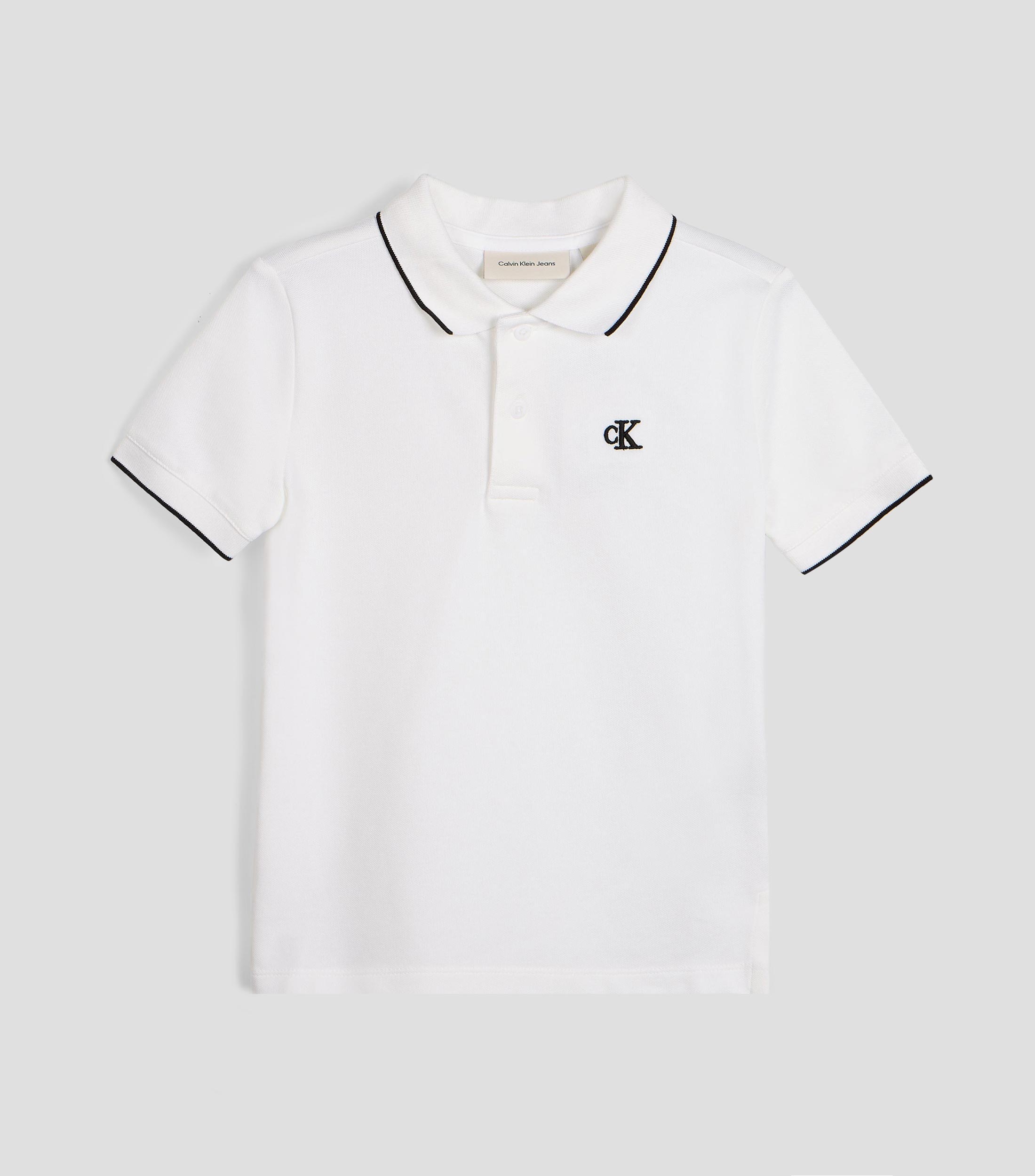 Playera tipo polo manga corta lisa Niño