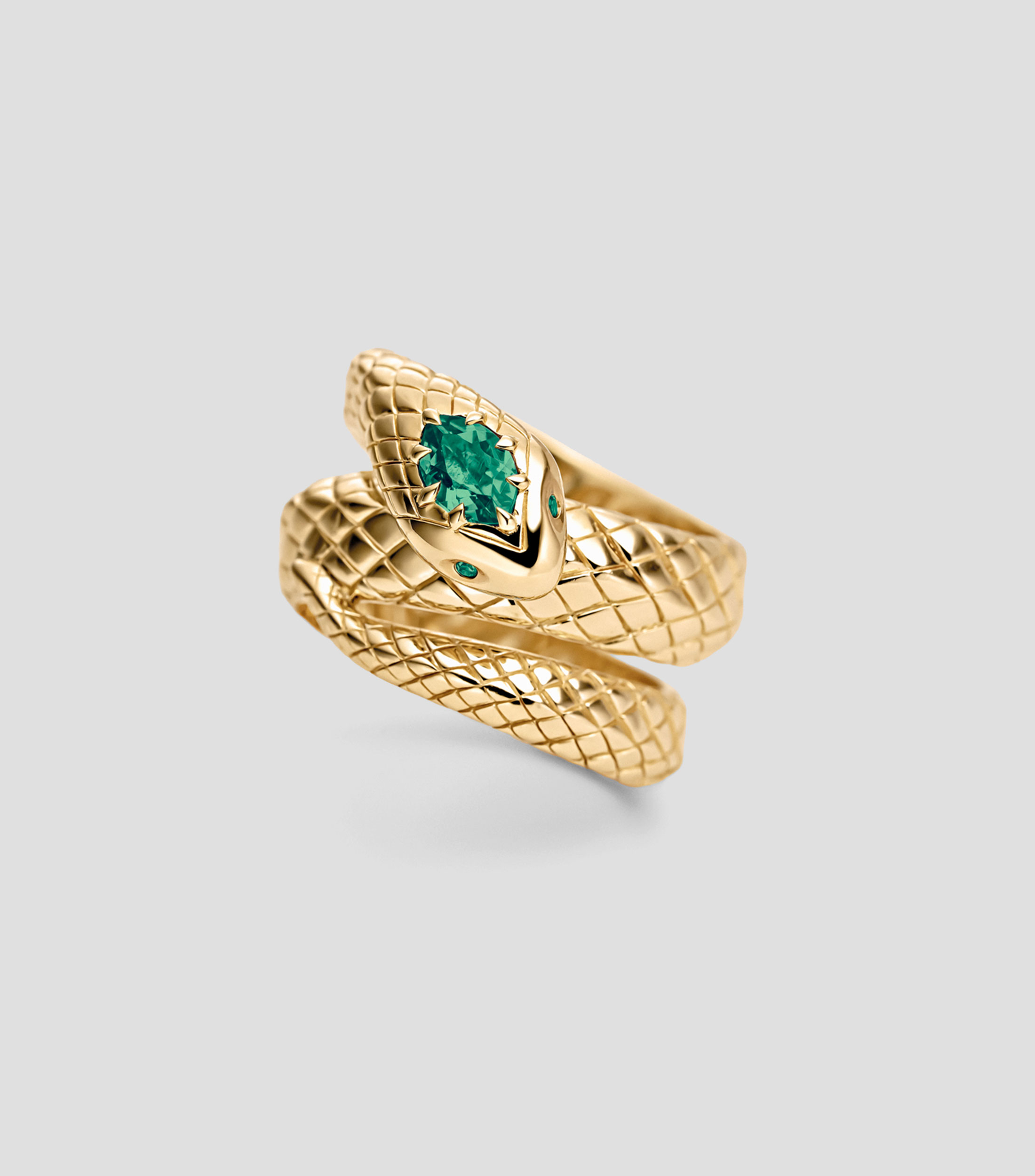 Anillo en Plata .925 con ónix Serpiente Mujer