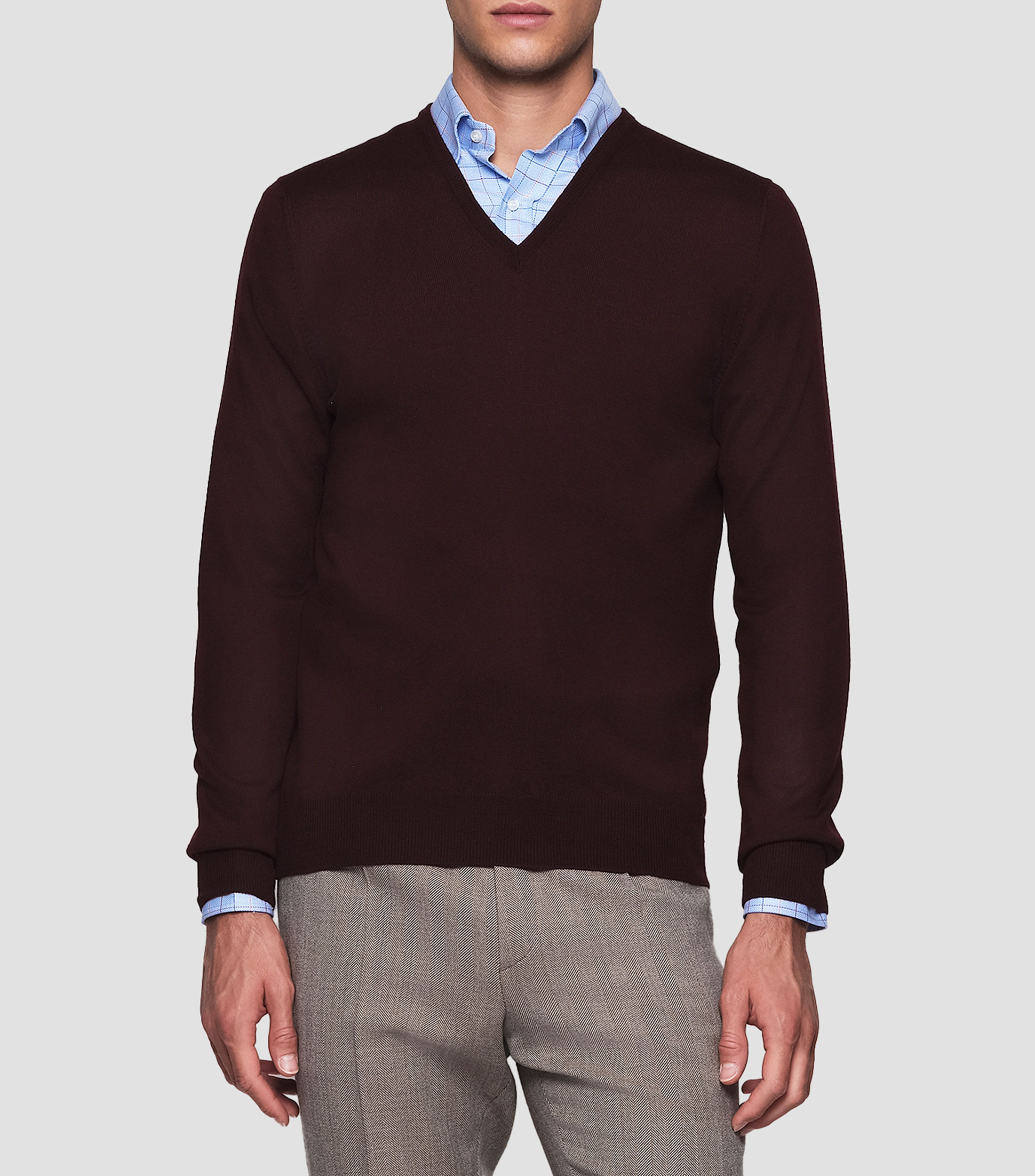Sueter cuello V Hombre