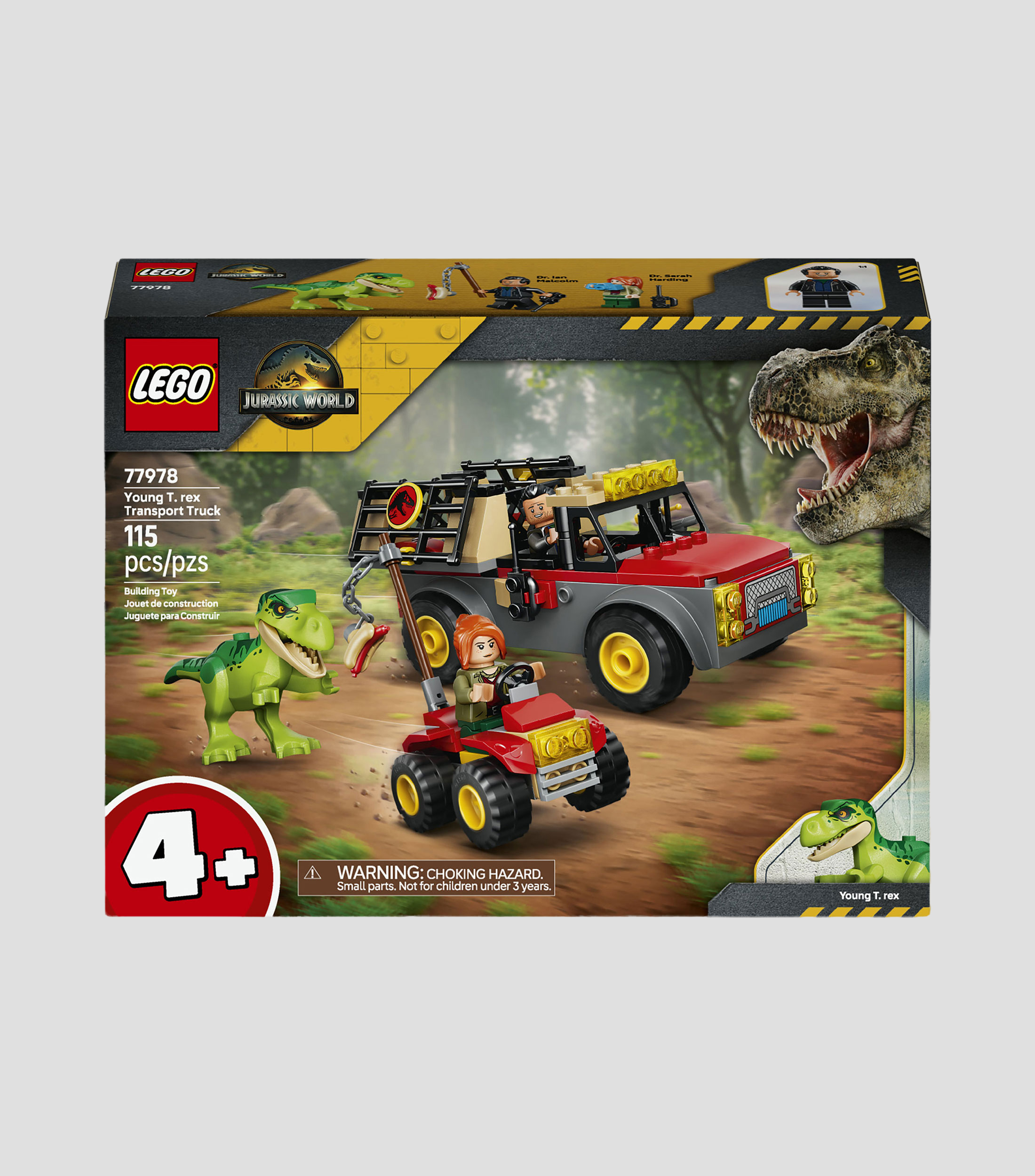 Camión de Transporte del Joven T. rex