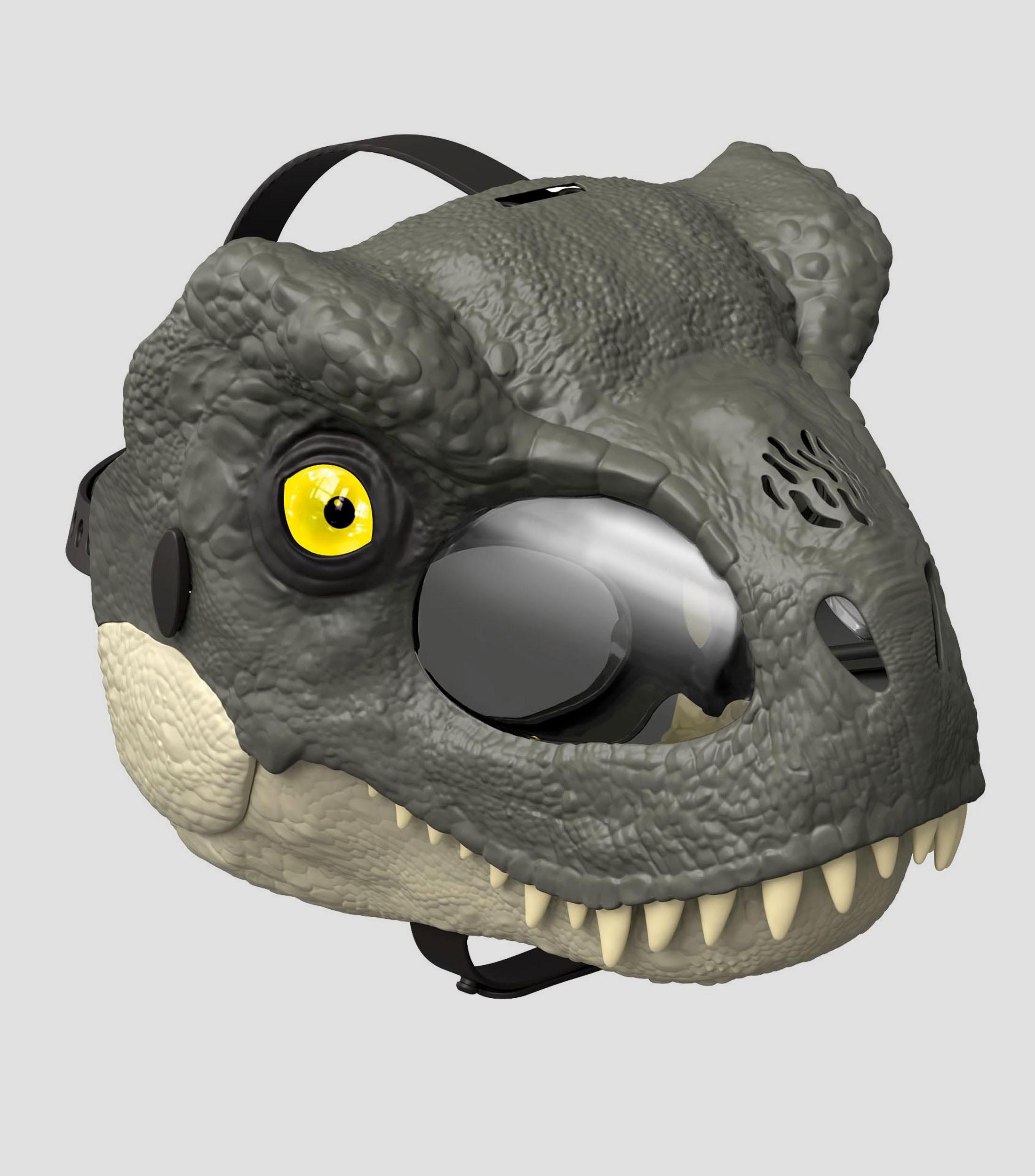 Jurassic World Juguete Rebirth Máscara Deluxe de Dinosaurio para niños de 6 años en adelante