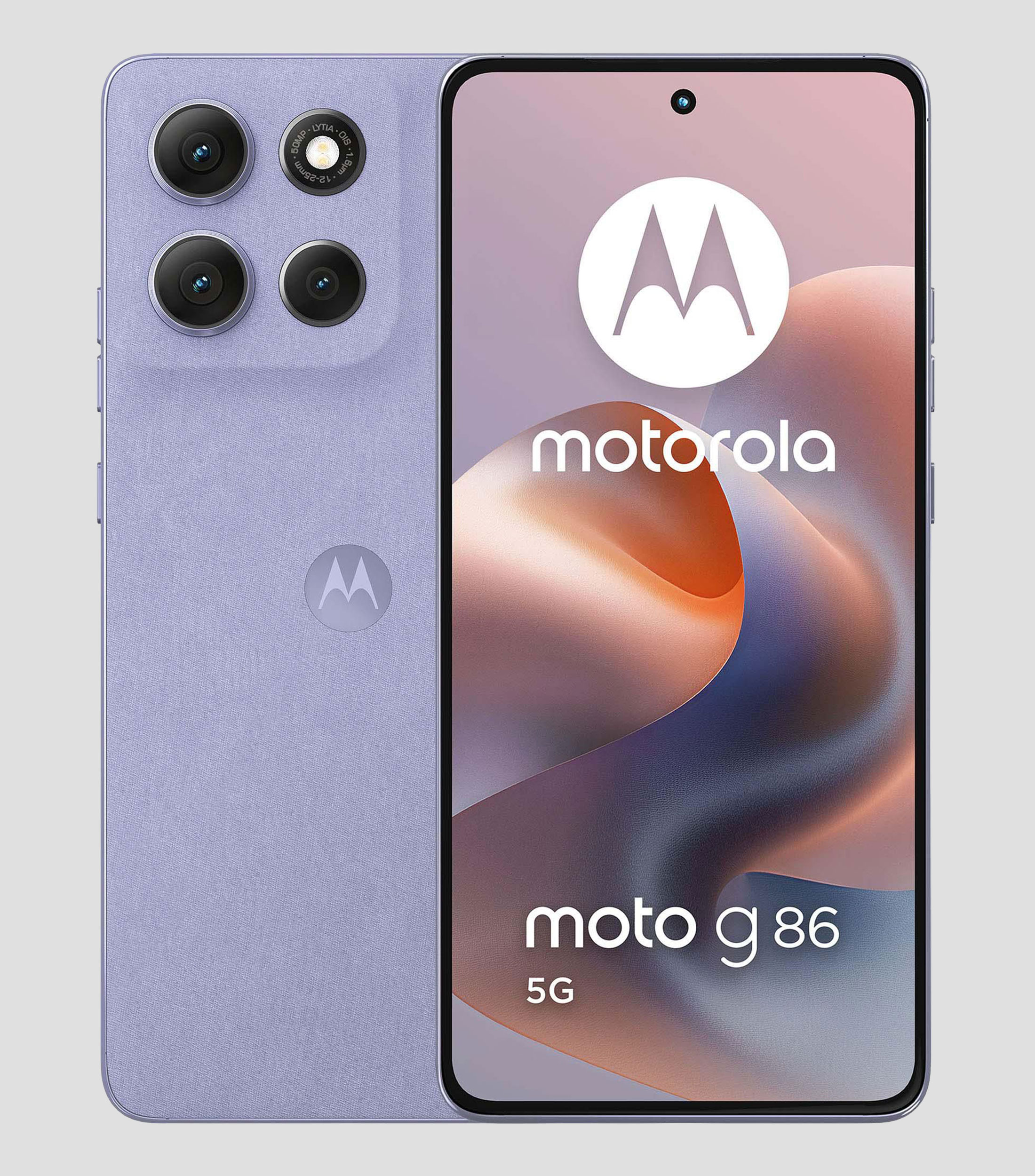Celular Moto G86 5G 256 GB RAM 8 GB Lila - Desbloqueado