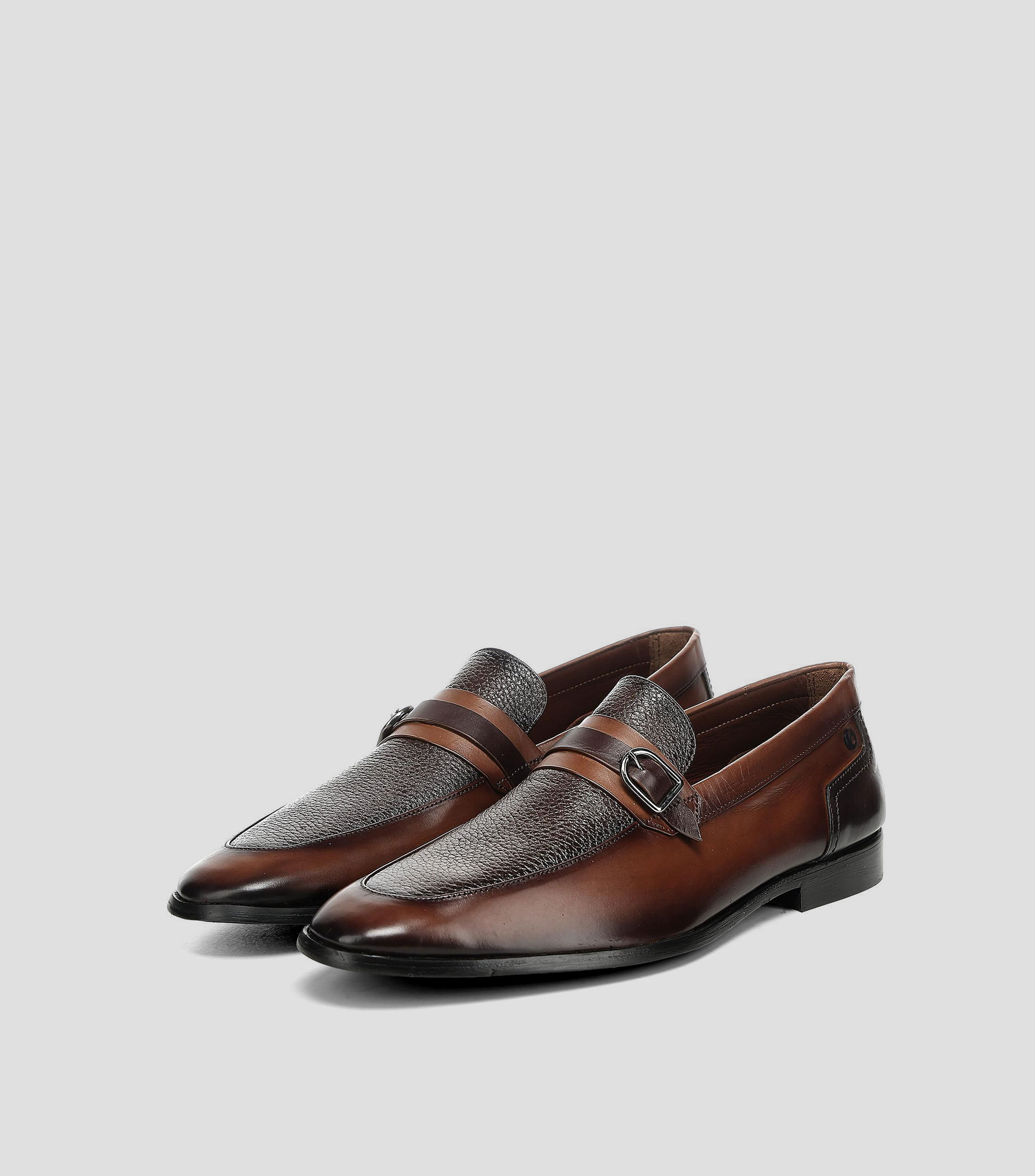 Mocasines en piel bovina lisos Hombre