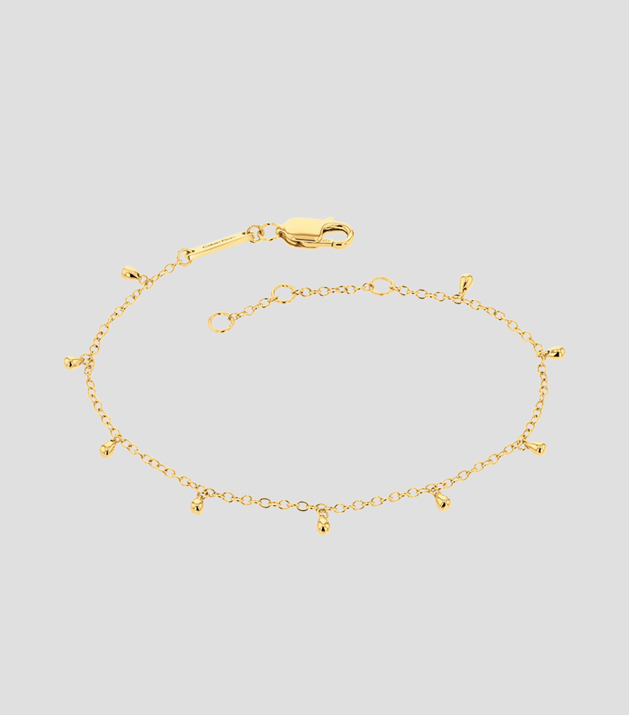 Pulsera en plata Teardrop Mujer