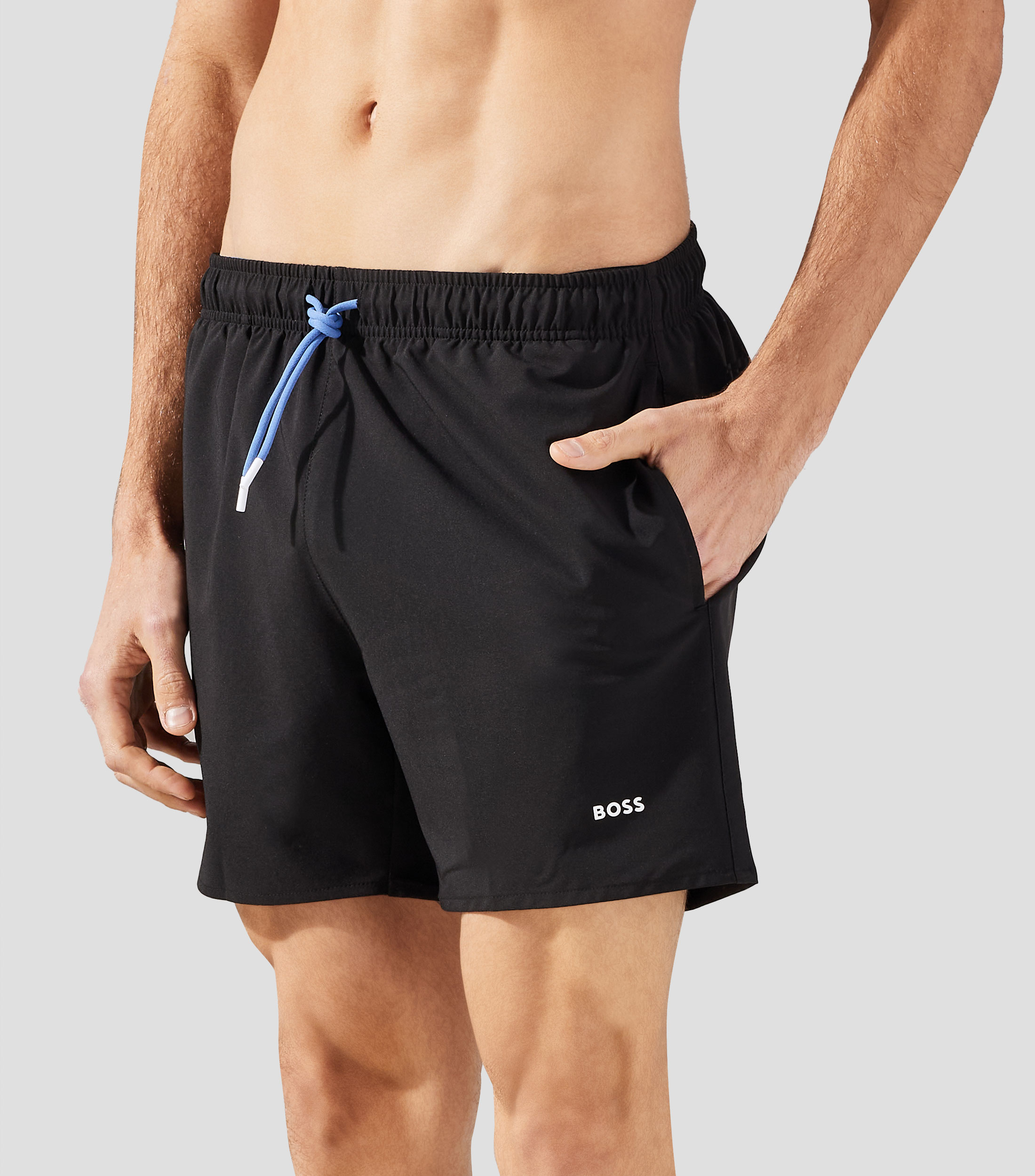 Traje de baño corto estampado Hombre