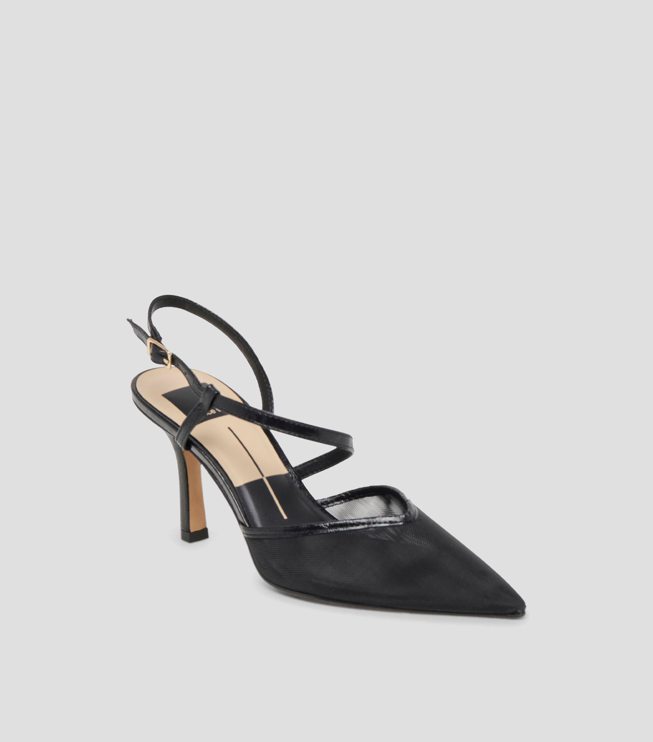 Zapatillas Kamra Mesh 036 Tacón Medio Delgado Mujer