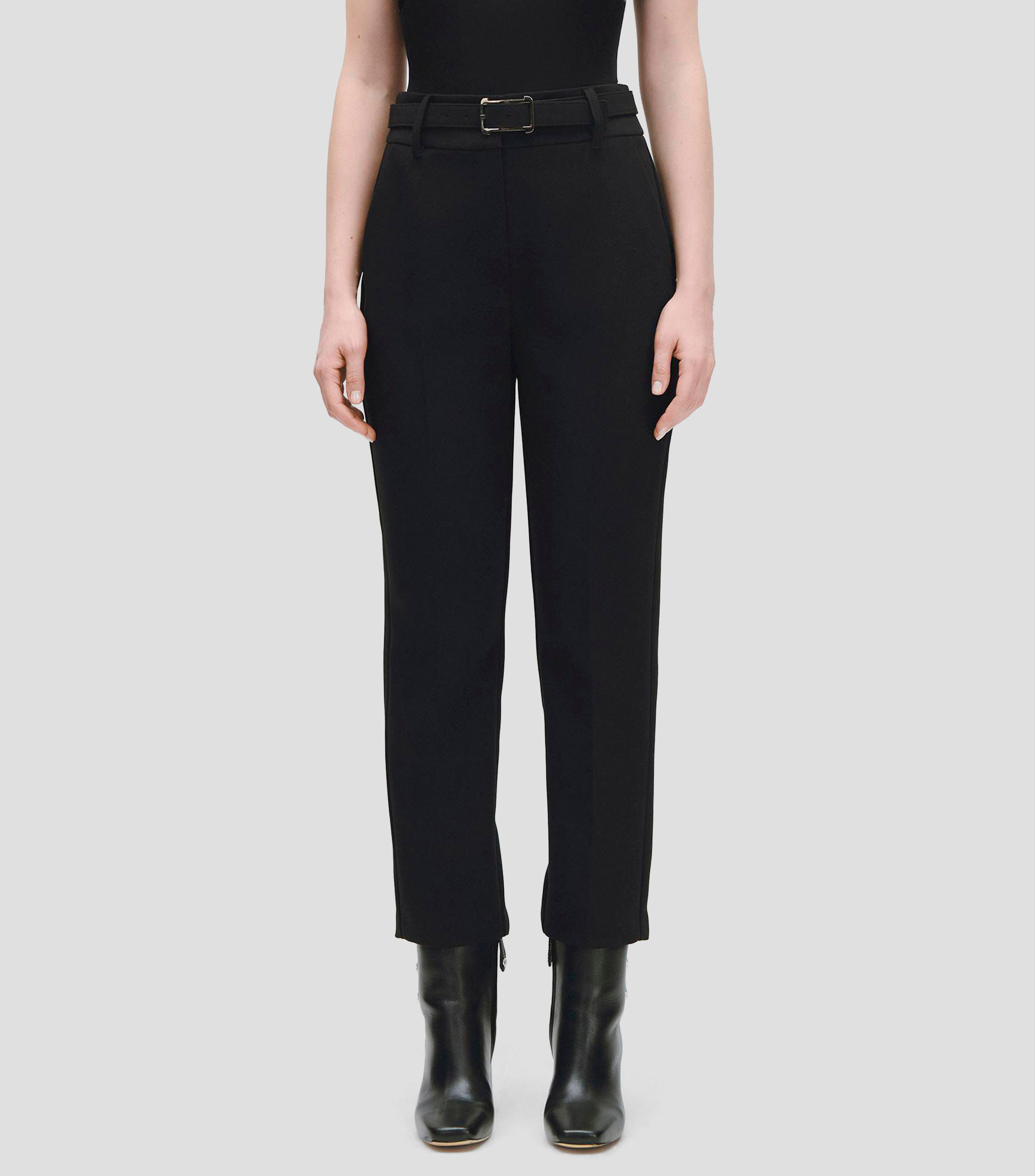 Pantalón Recto Tiro Alto Mujer