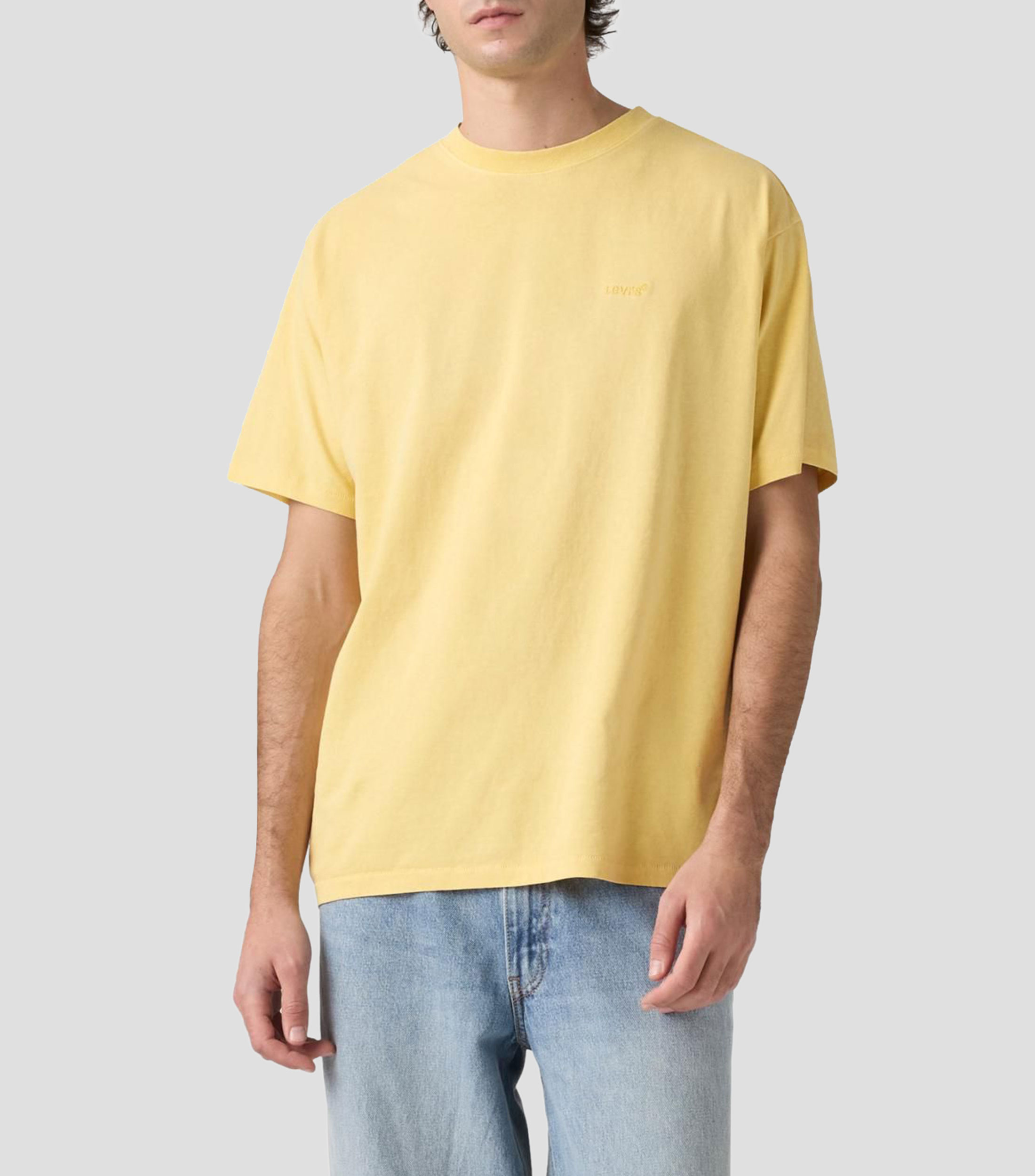 Playera cuello redondo manga corta lisa Hombre