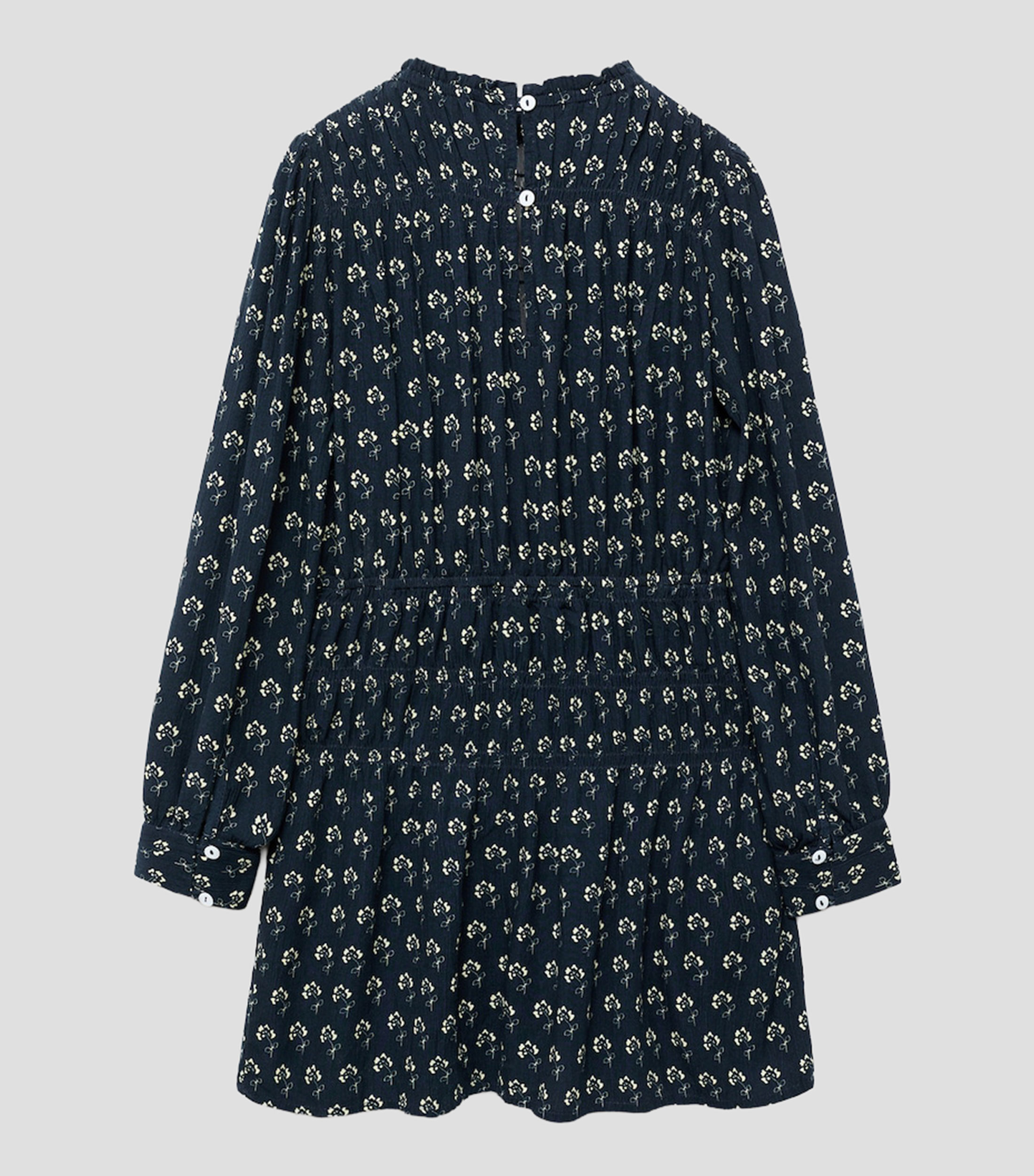 Vestido con manga larga estampado Niña