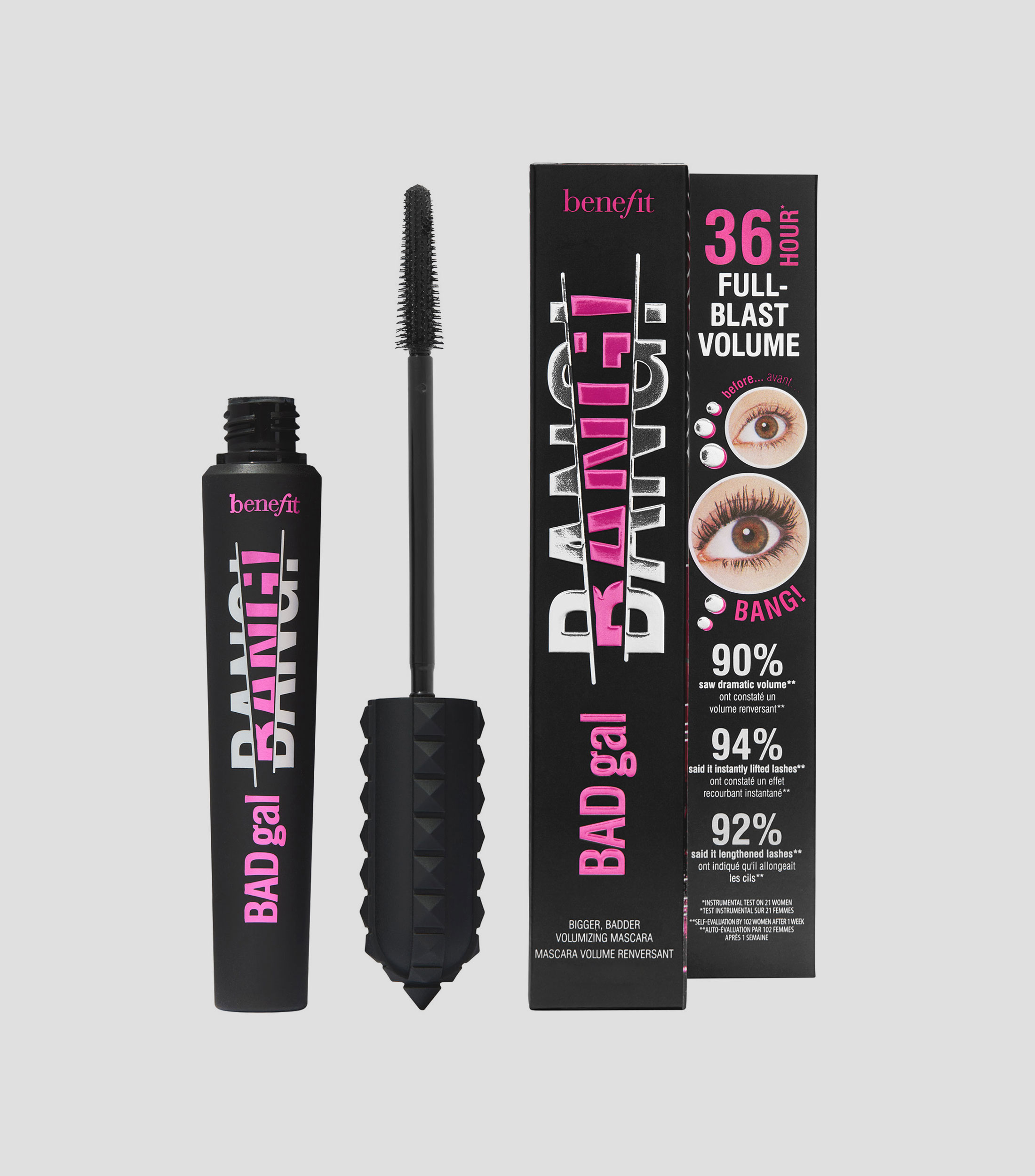 Máscara de pestañas voluminizadora Bad gal BANG!, 8.5 gr