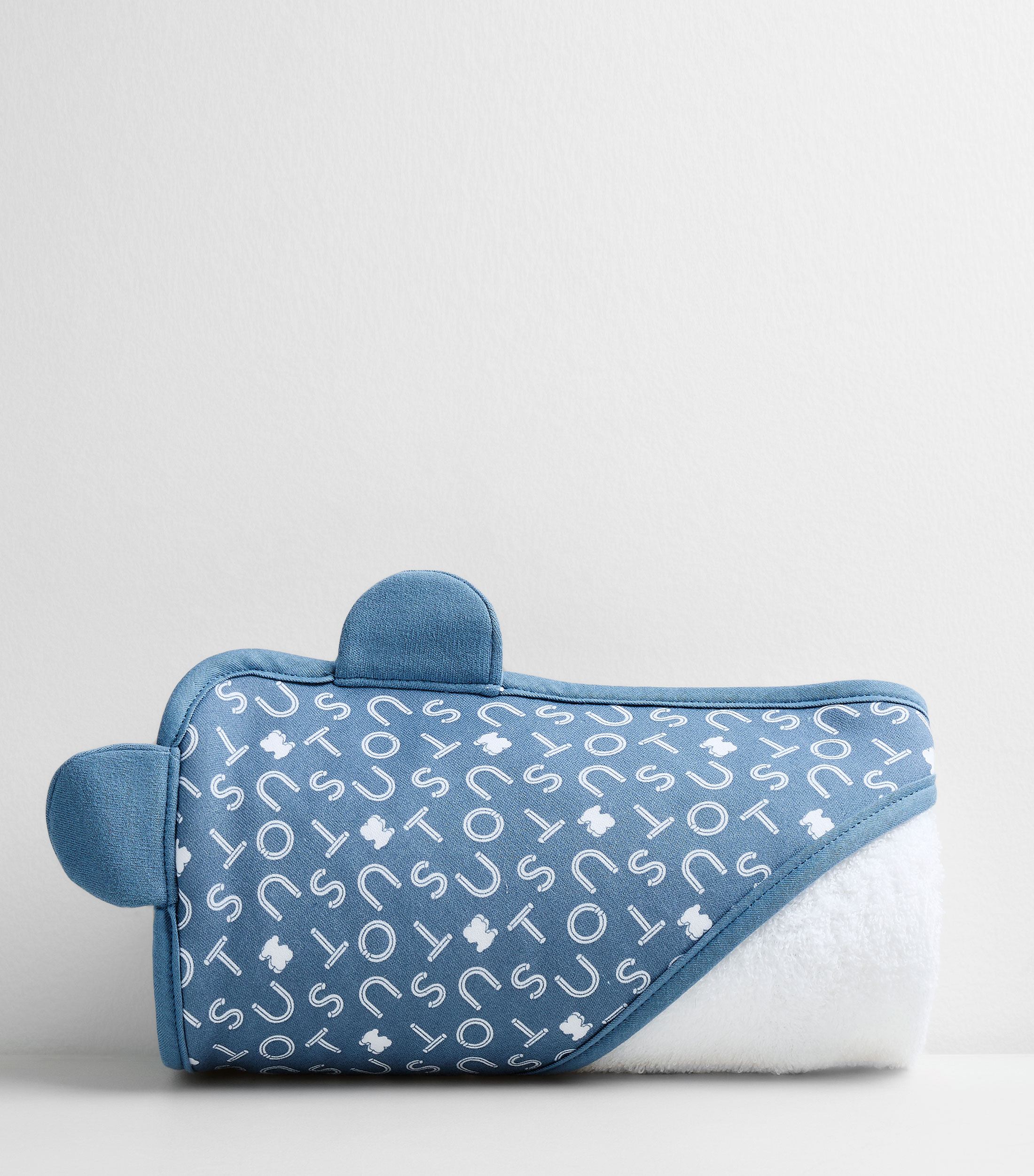 Capa toalla de baño azul Bebé