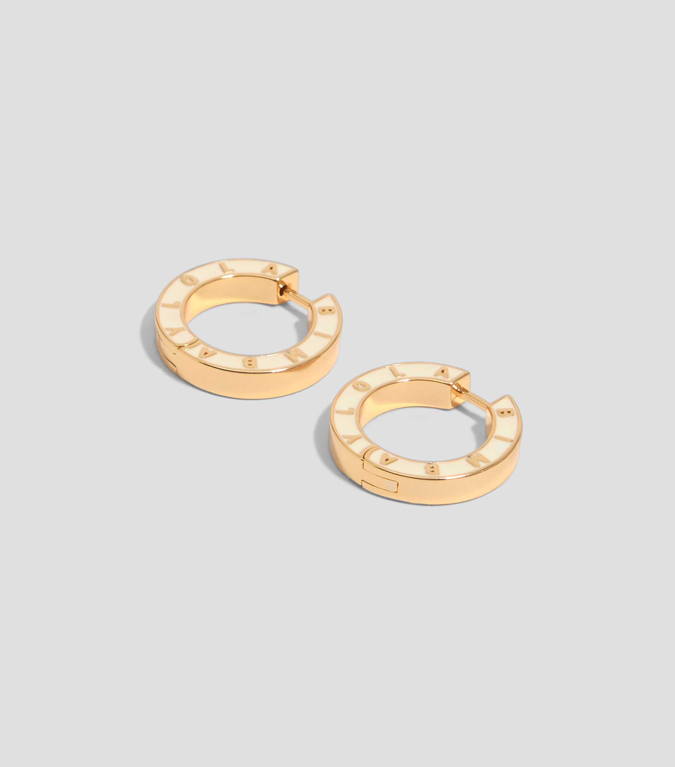 Aretes aro logo Mujer