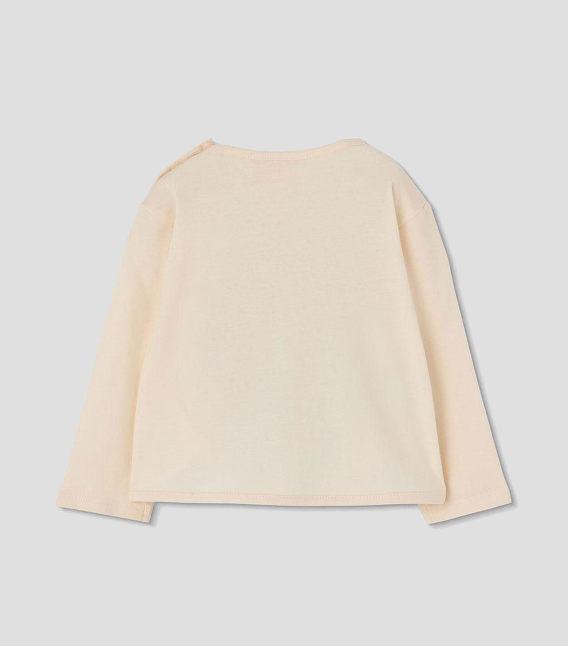 Playera cuello redondo manga larga estampado Bebé