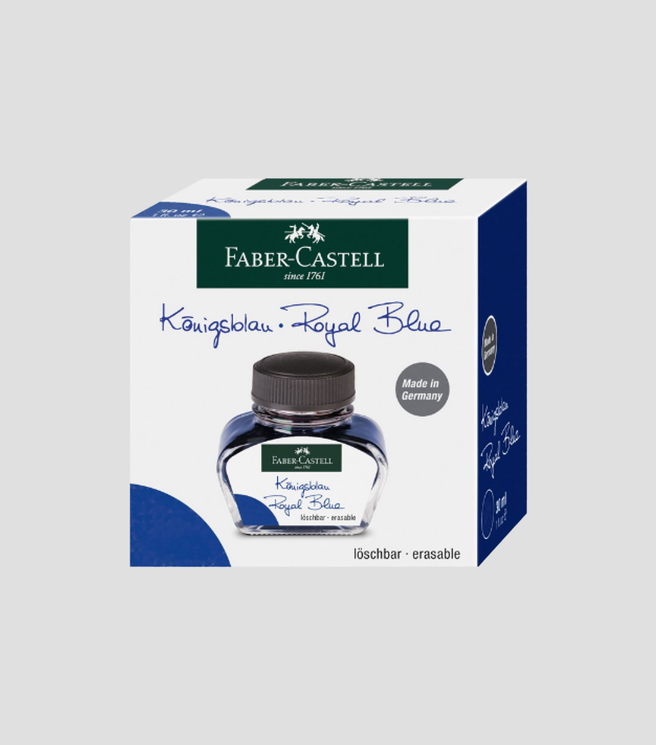 Frasco de tinta azul, 30 ml