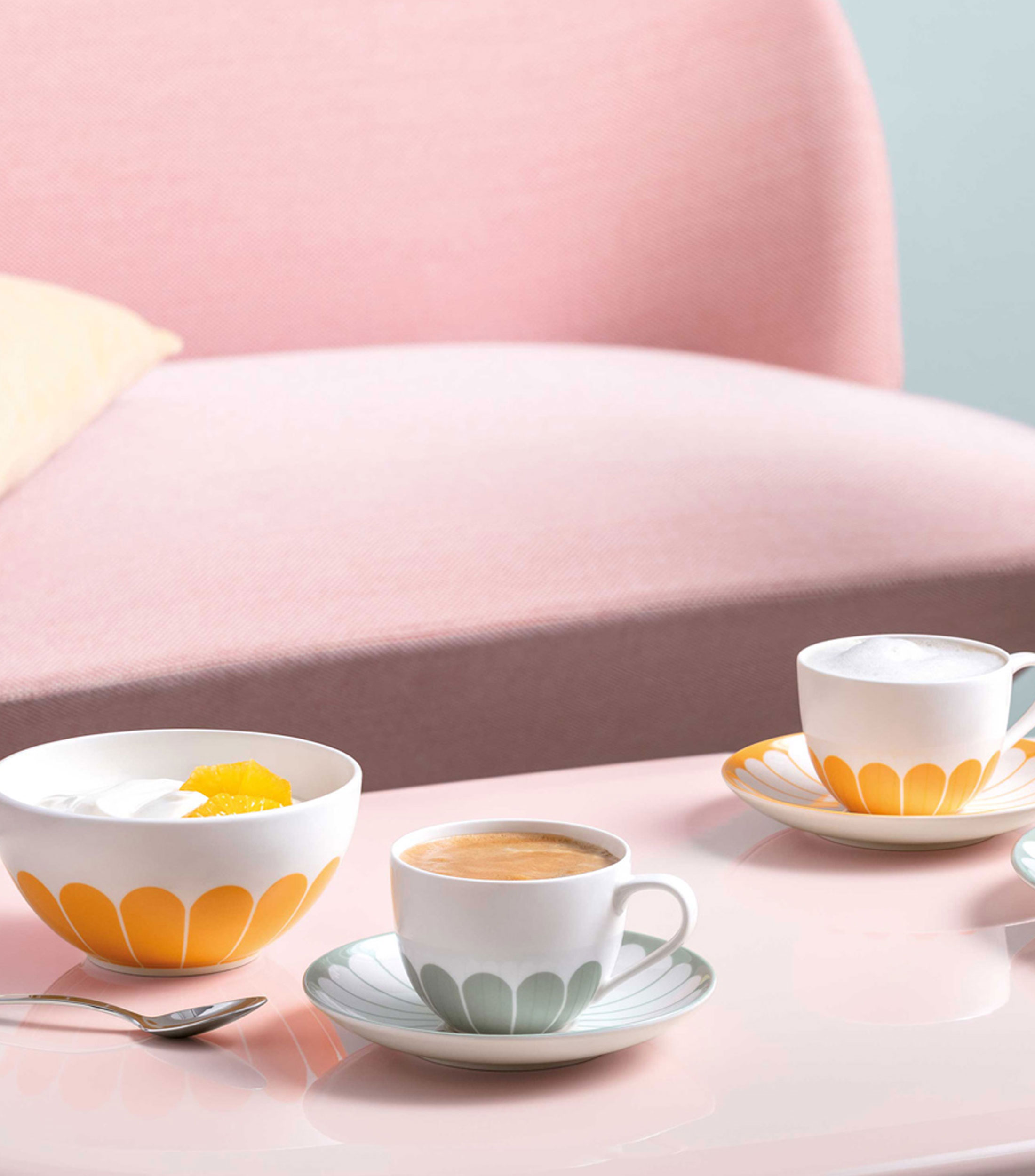 Plato para Taza de Café Fleur Soleil