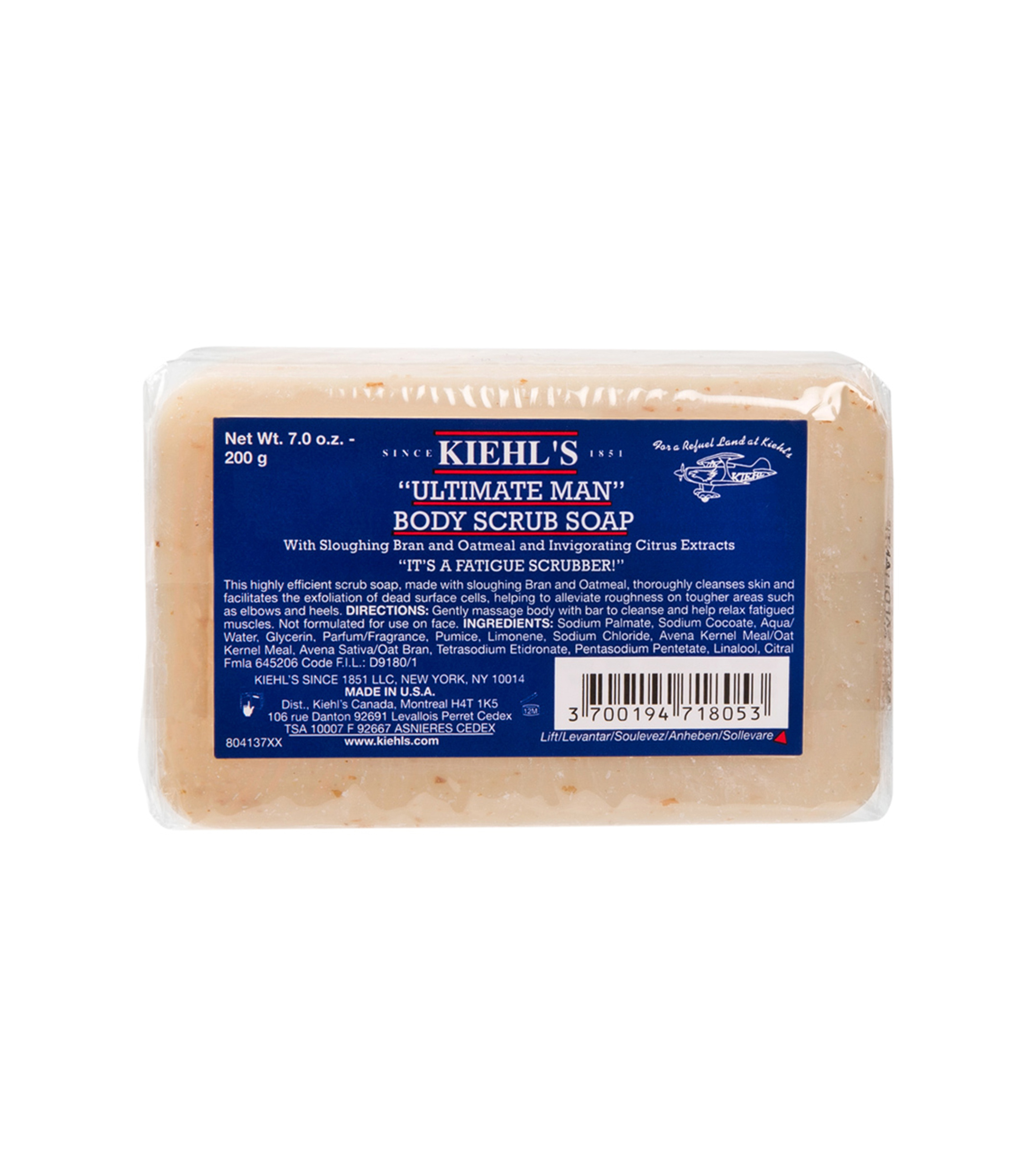 Kiehl's Ultimate Man Body Scrub Soap El Palacio de Hierro