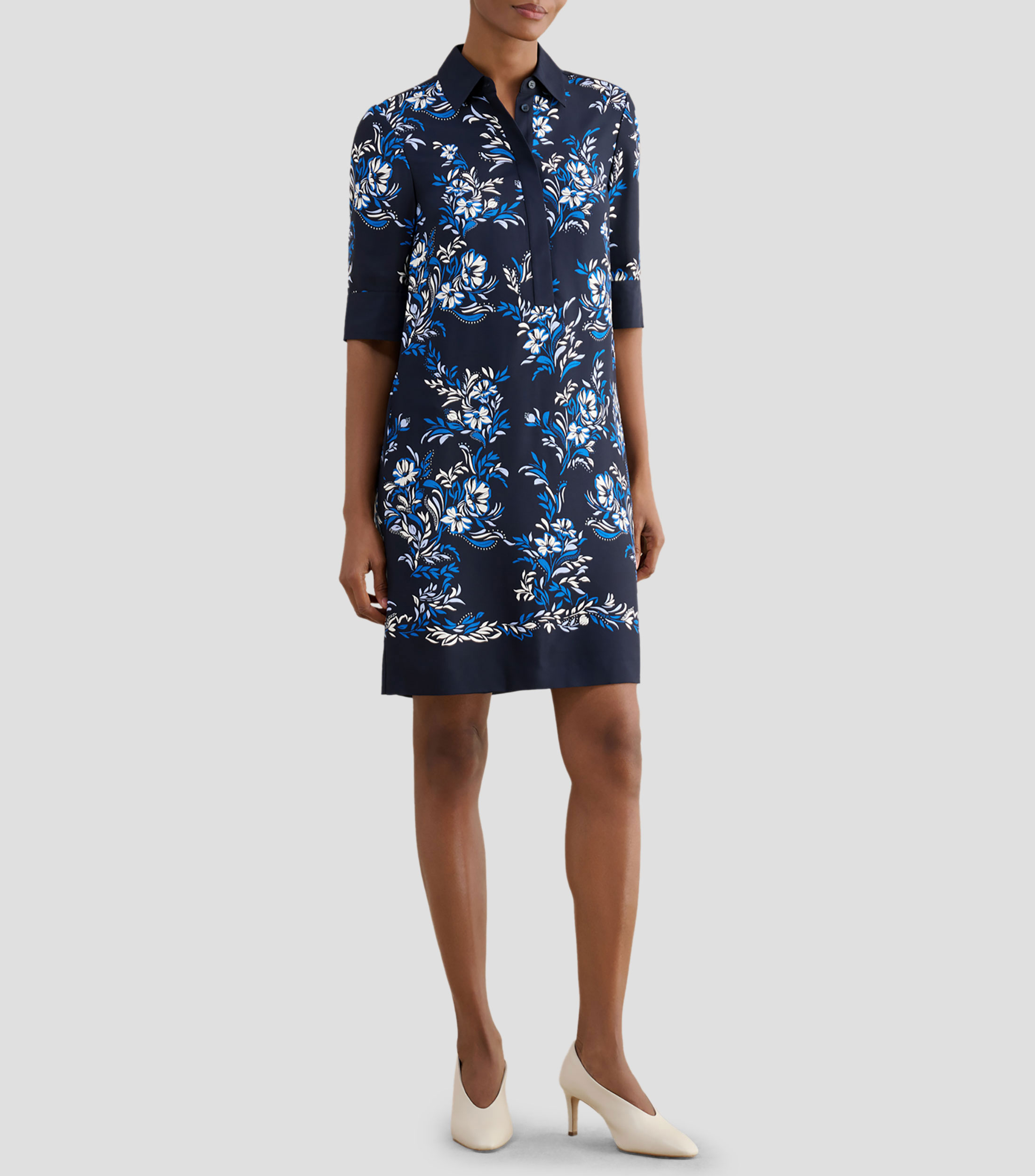 Vestido midi con estampado Maricella Mujer