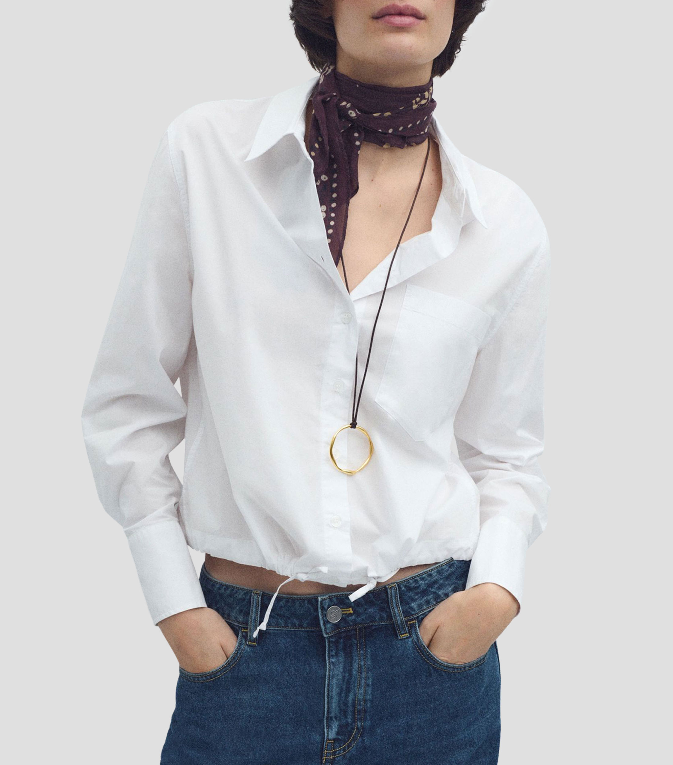 Pañuelo multicolor estampado Mujer