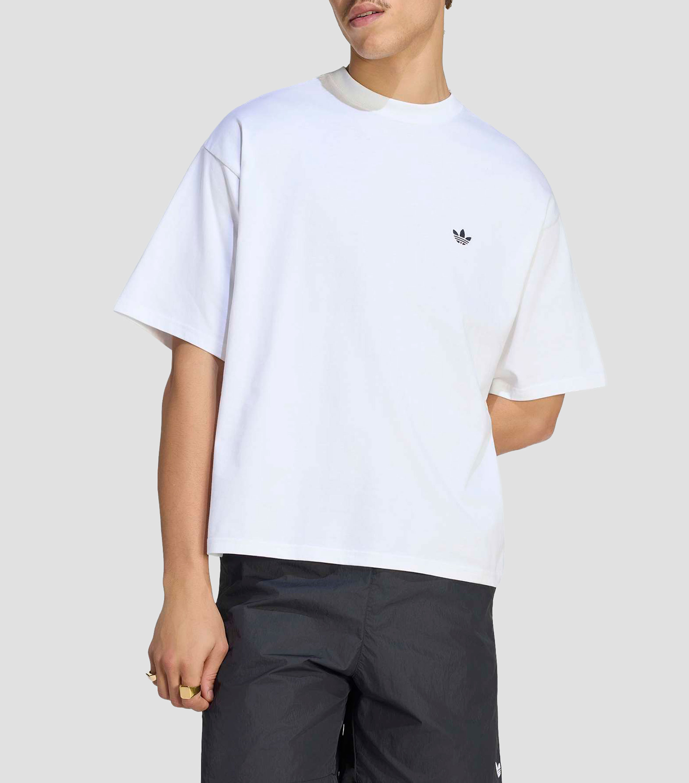 Playera cuello redondo manga corta lisa Trifolio Essentials Hombre