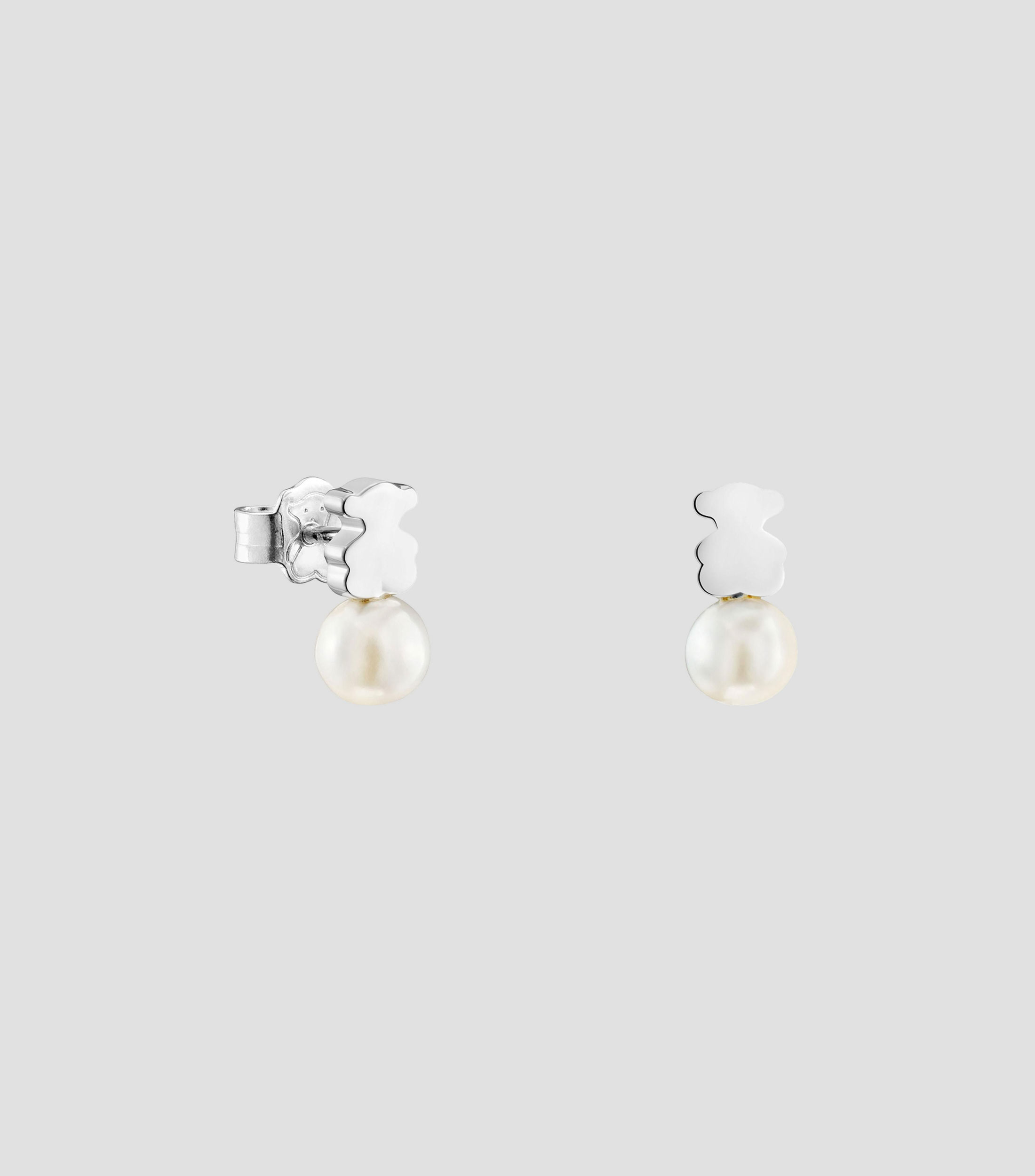 Aretes en plata Sweet Dolls con perla cultivada Mujer