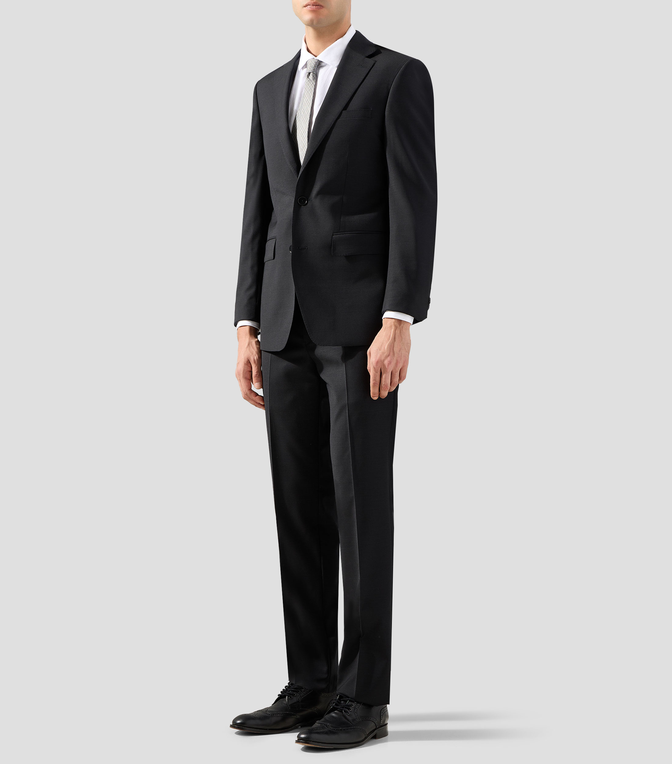 Traje corte slim líneas Hombre