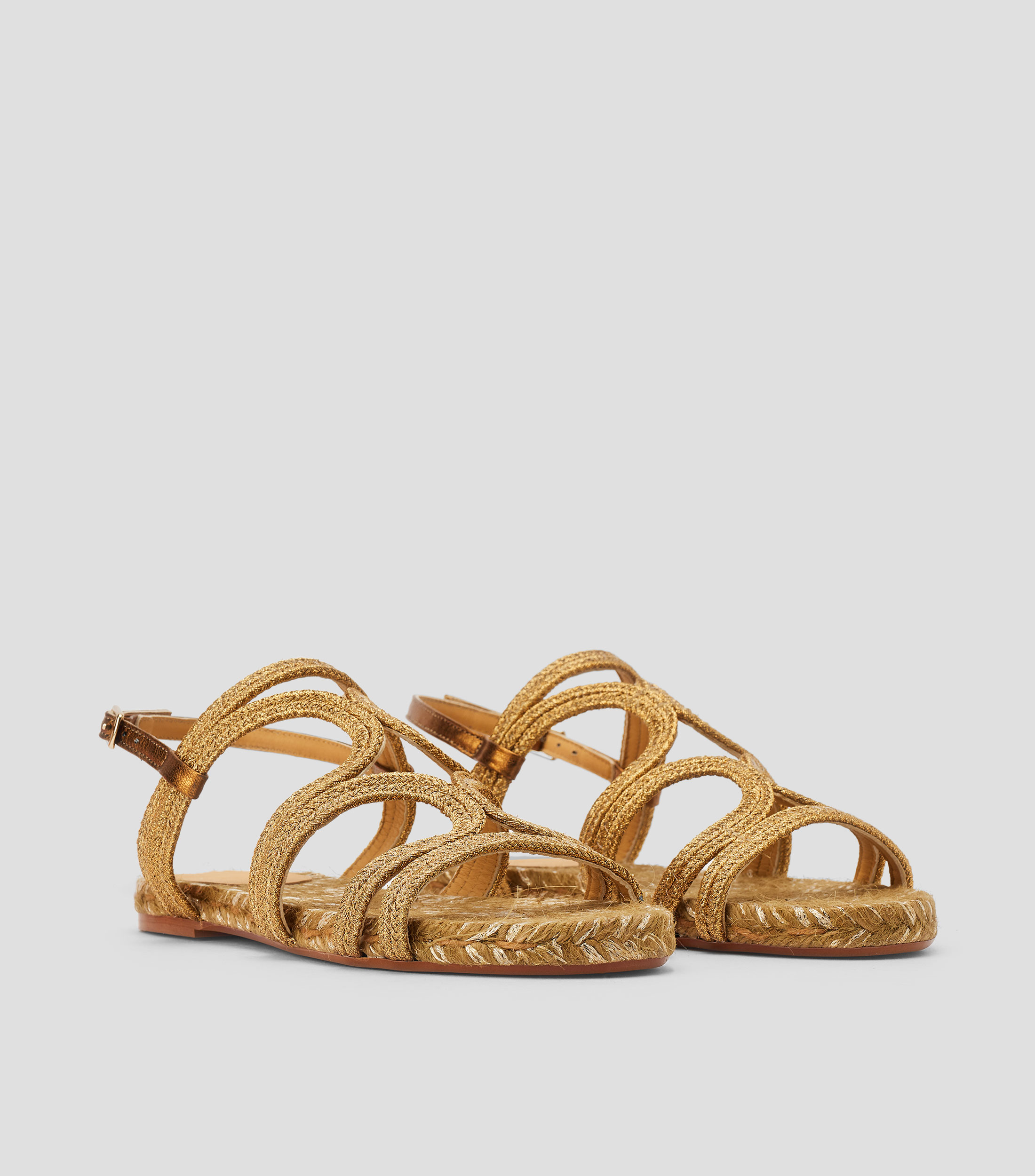 Sandalias planas lisas Mujer