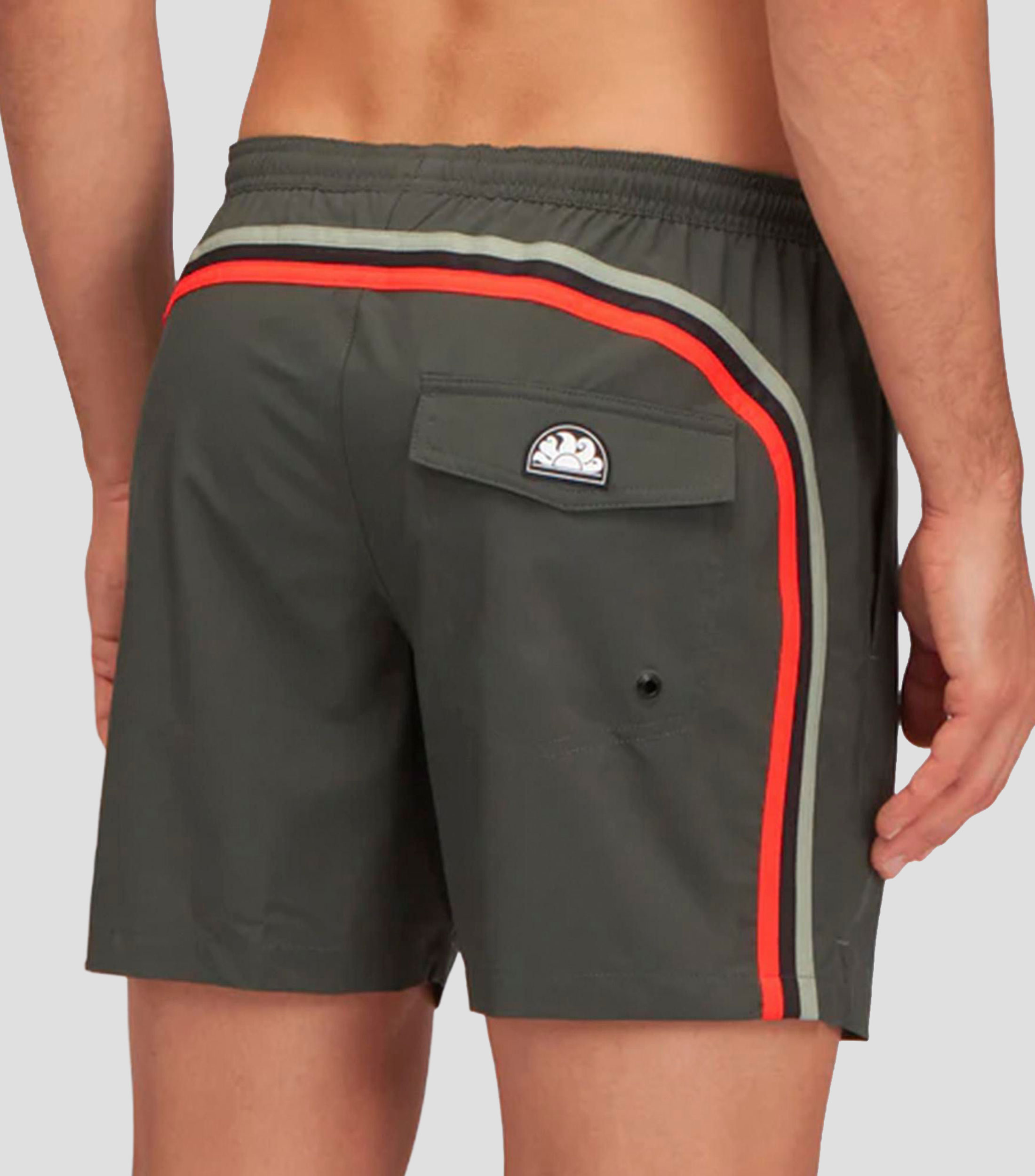 Traje de baño liso Hombre
