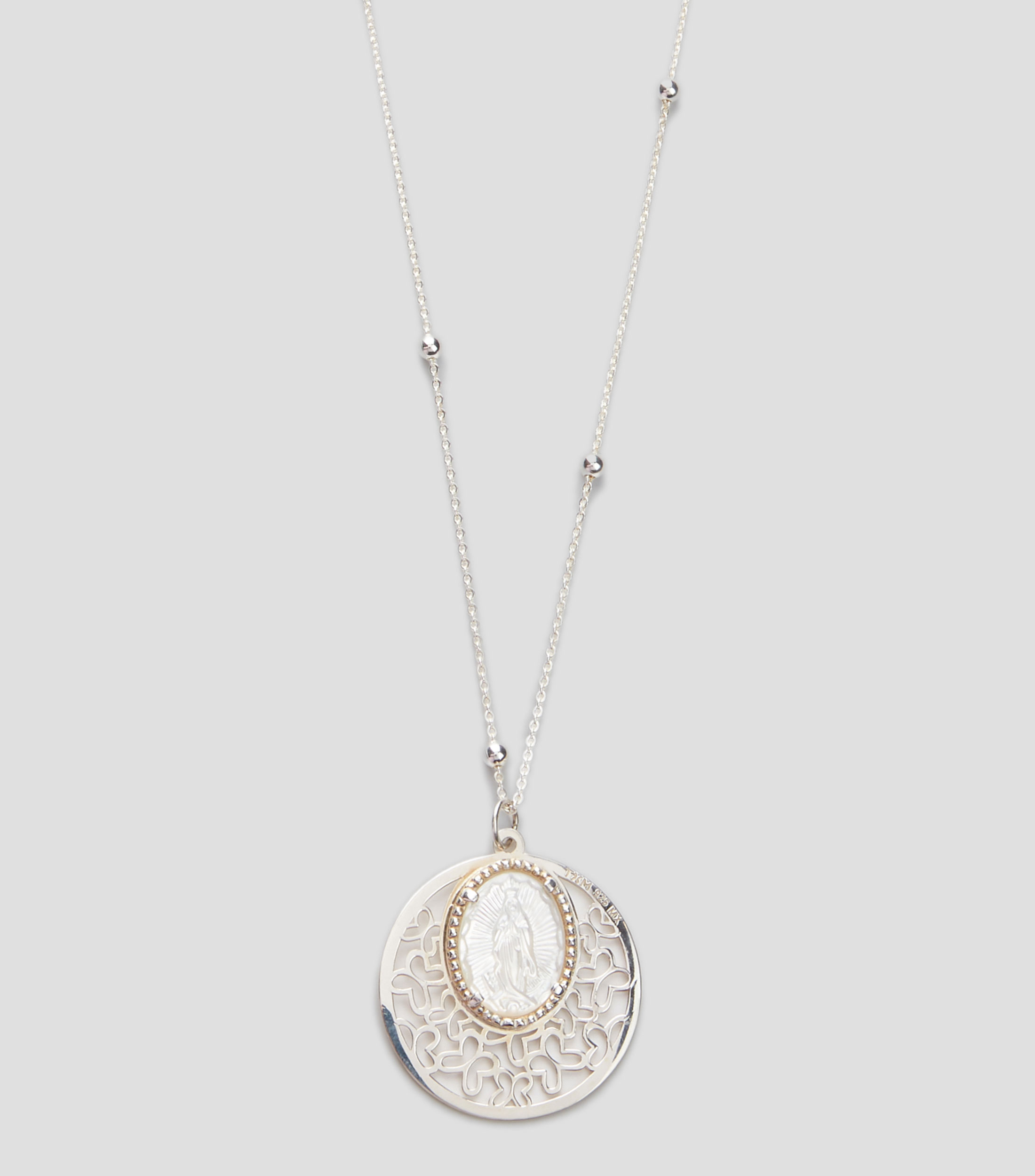 Dije Virgen en plata .925 Mujer