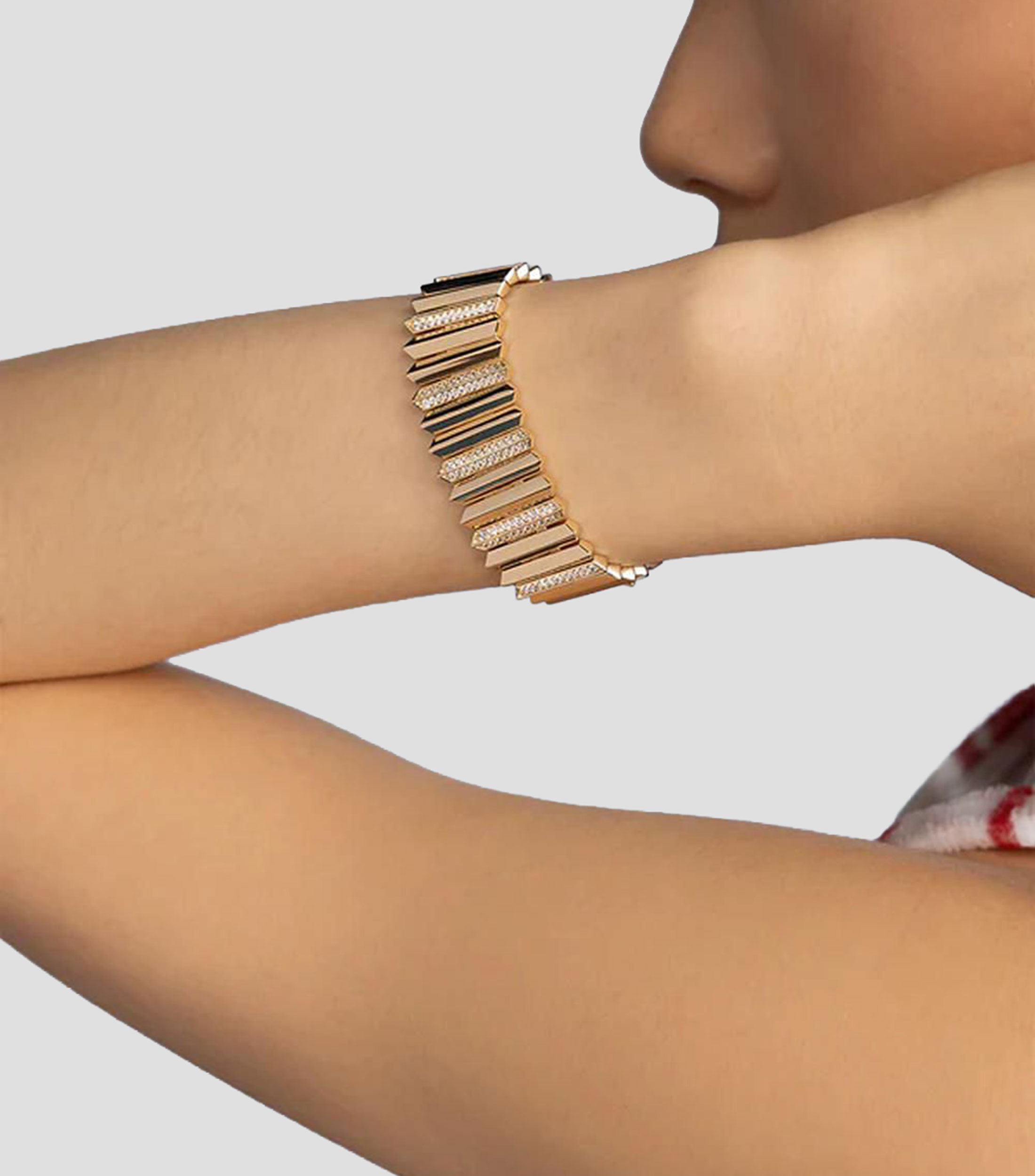 Brazalete con Circonitas Up and Down Mujer