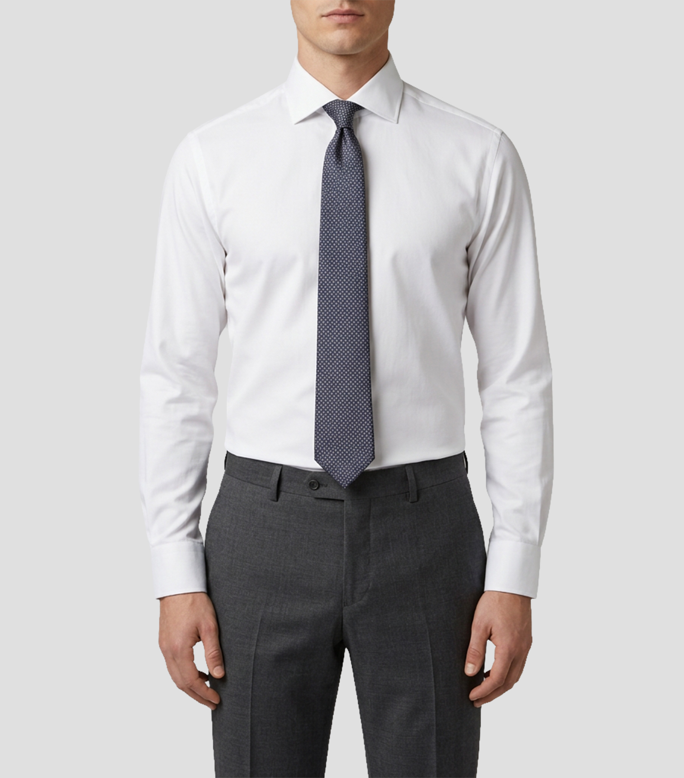 Camisa de Vestir microdiseño manga larga Hombre