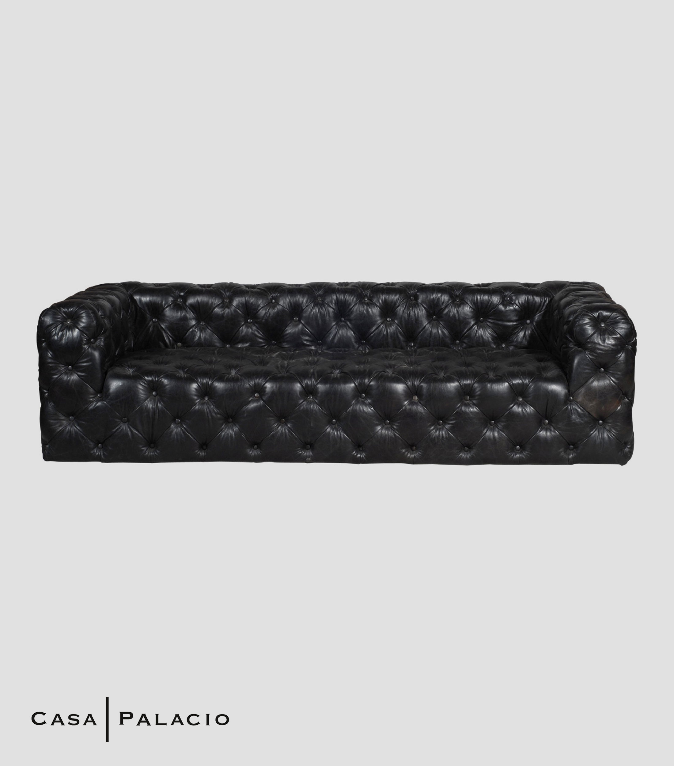 Sofa en Piel Tribeca Tufted