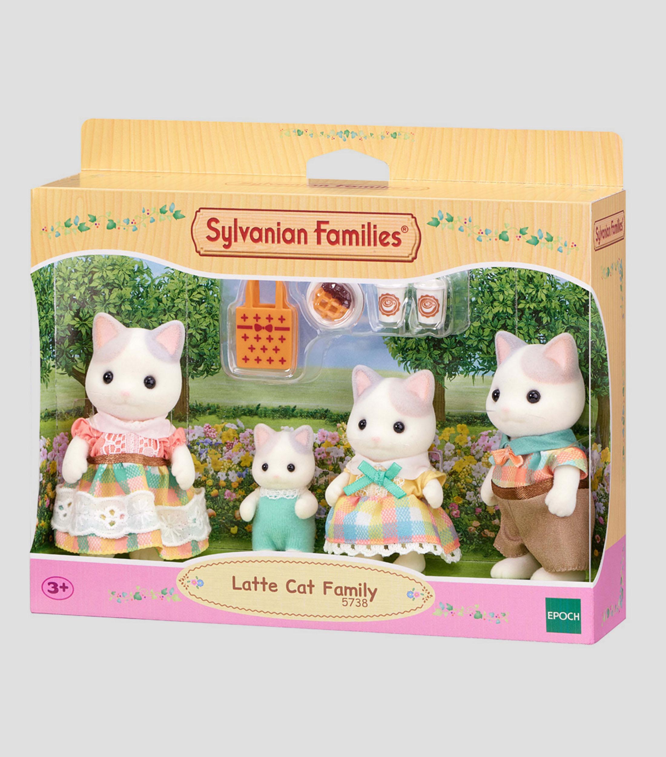 Playset Latte Cat Family