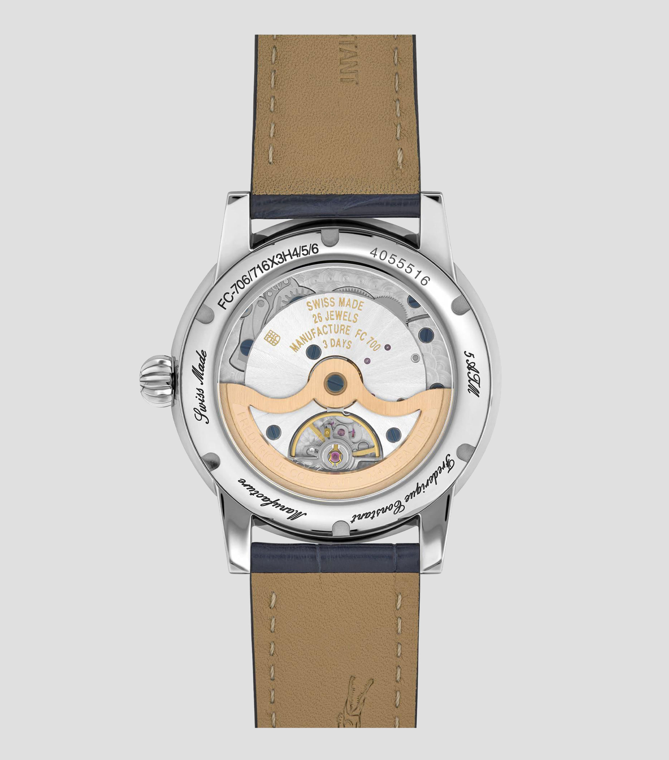 Reloj para Hombre Manufacture Classic Moonphase Date, plateado