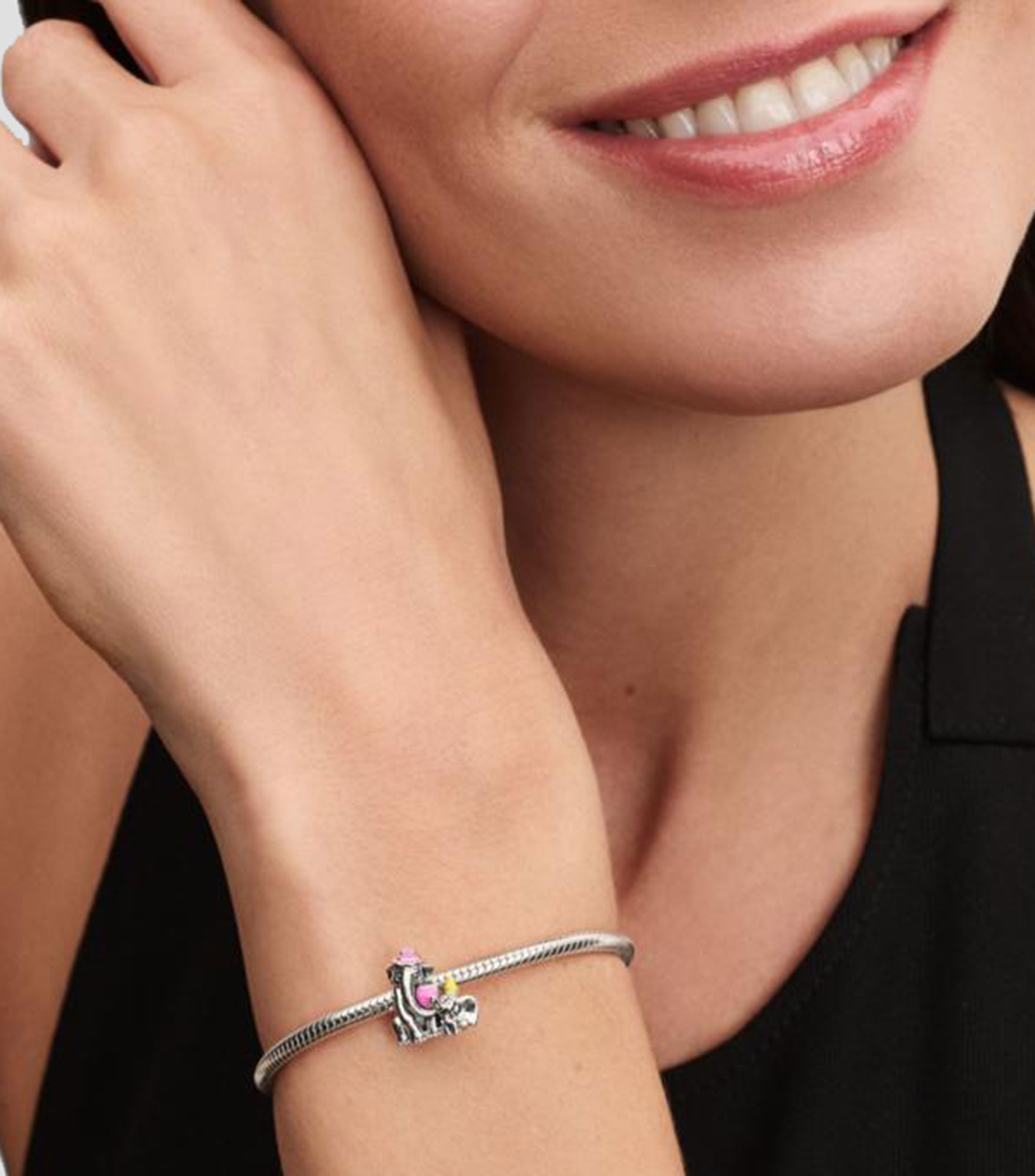 Charm en Plata Dumbo y su Madre Mujer