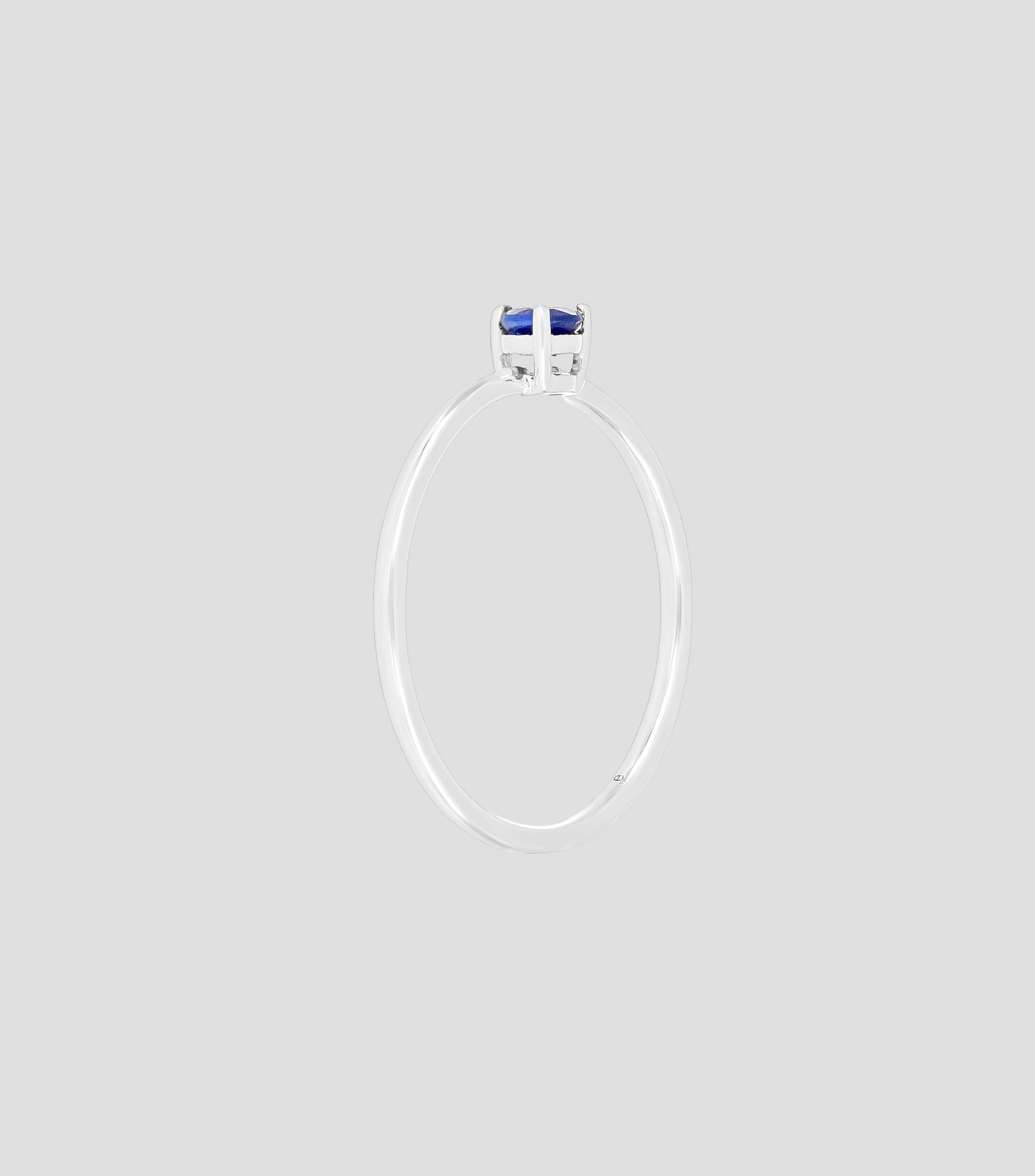Anillo en Oro 18 Kts con Zafiro UNED Mujer
