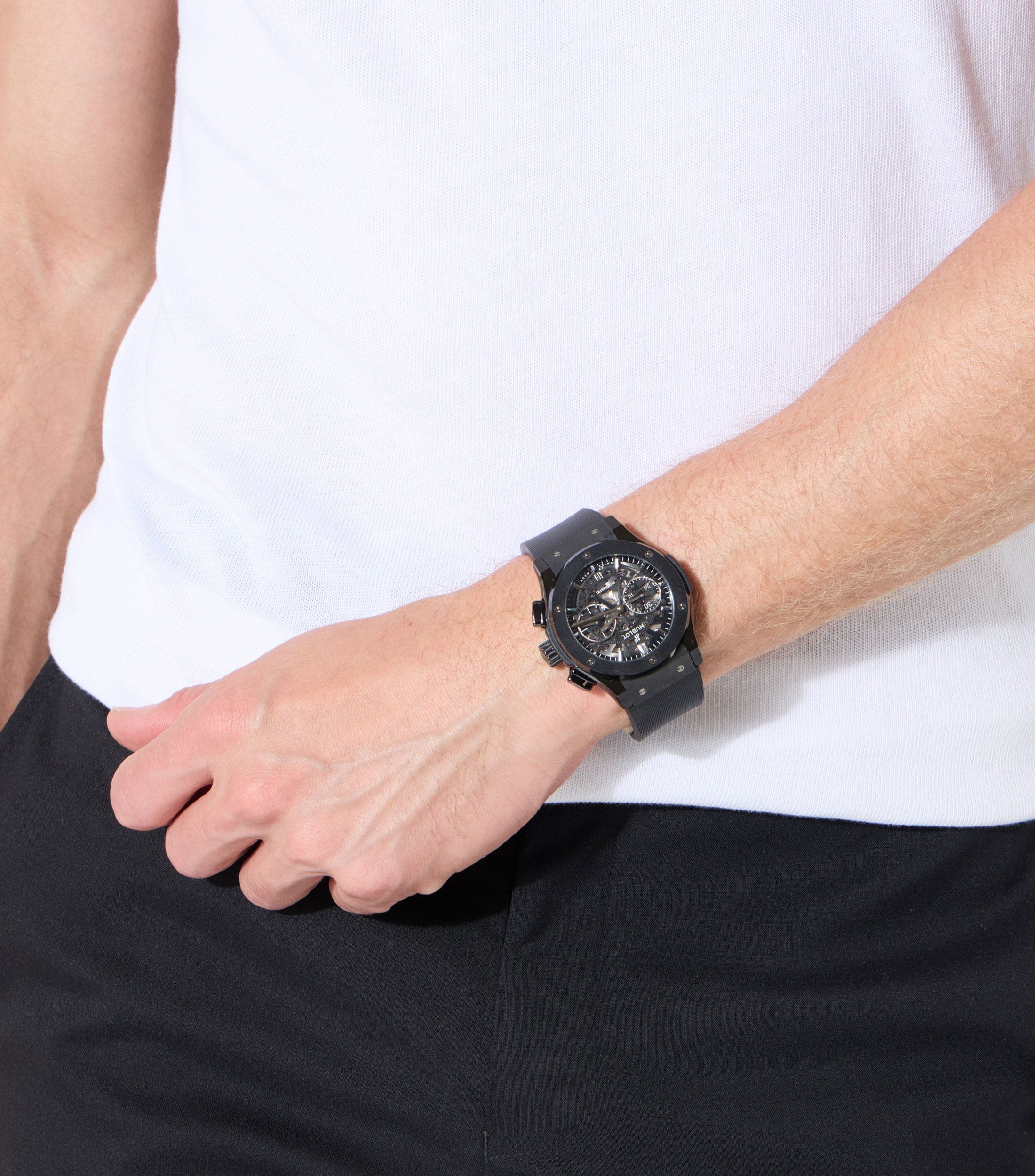 Reloj para Hombre Aerofusion Black Magic casual negro