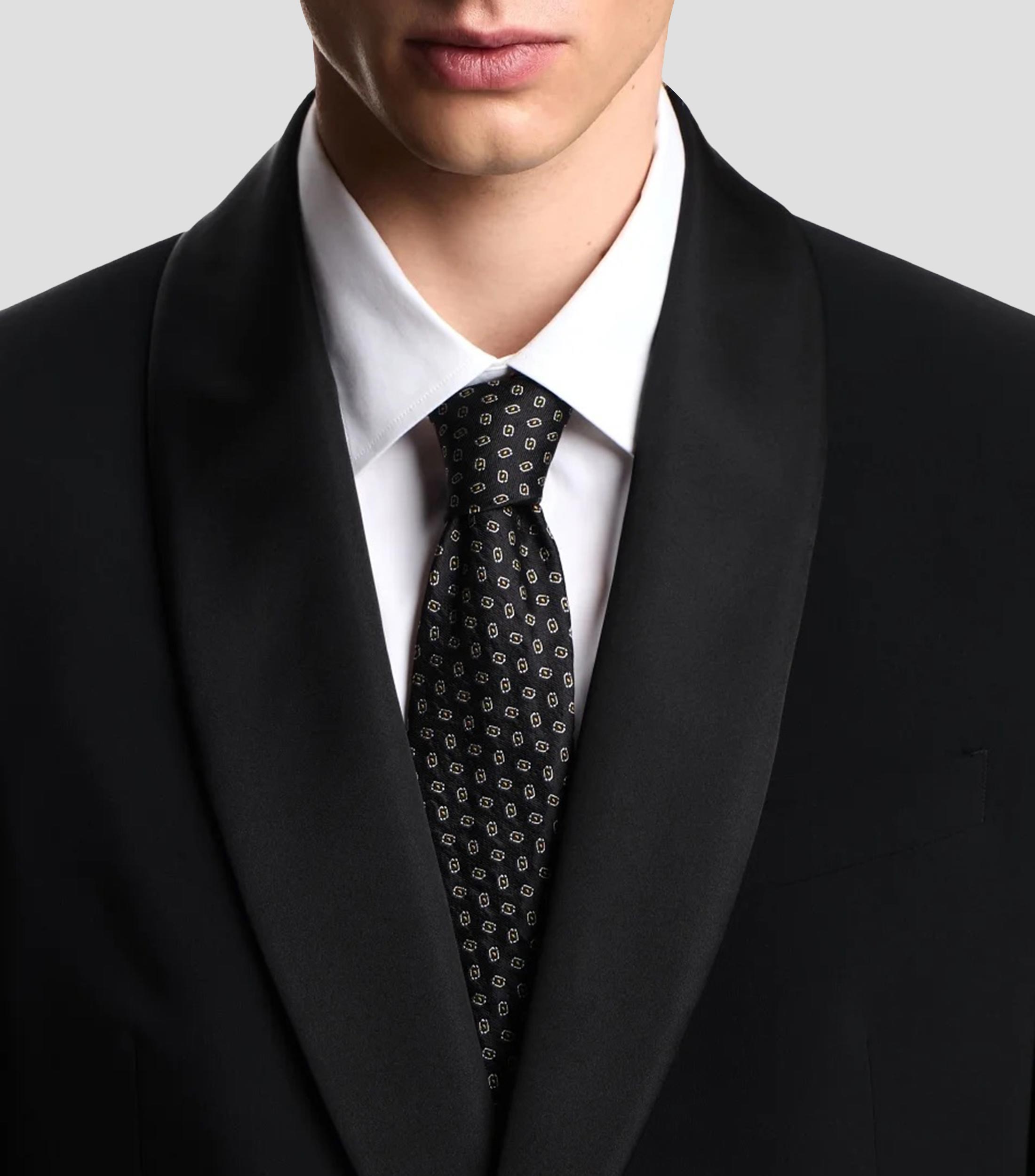 Corbata Ancha en Seda Fantasía