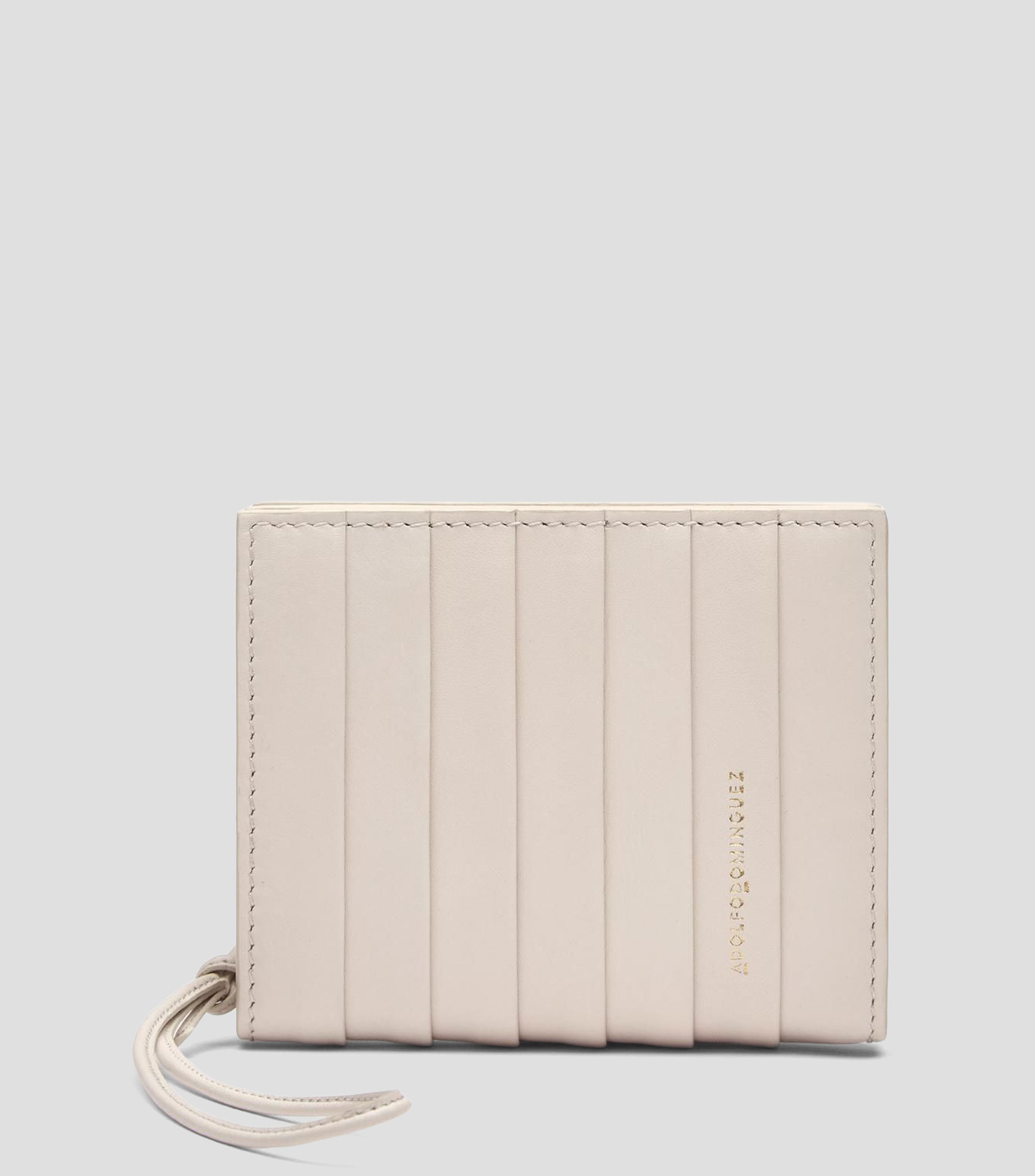 Cartera en piel lisa Mujer