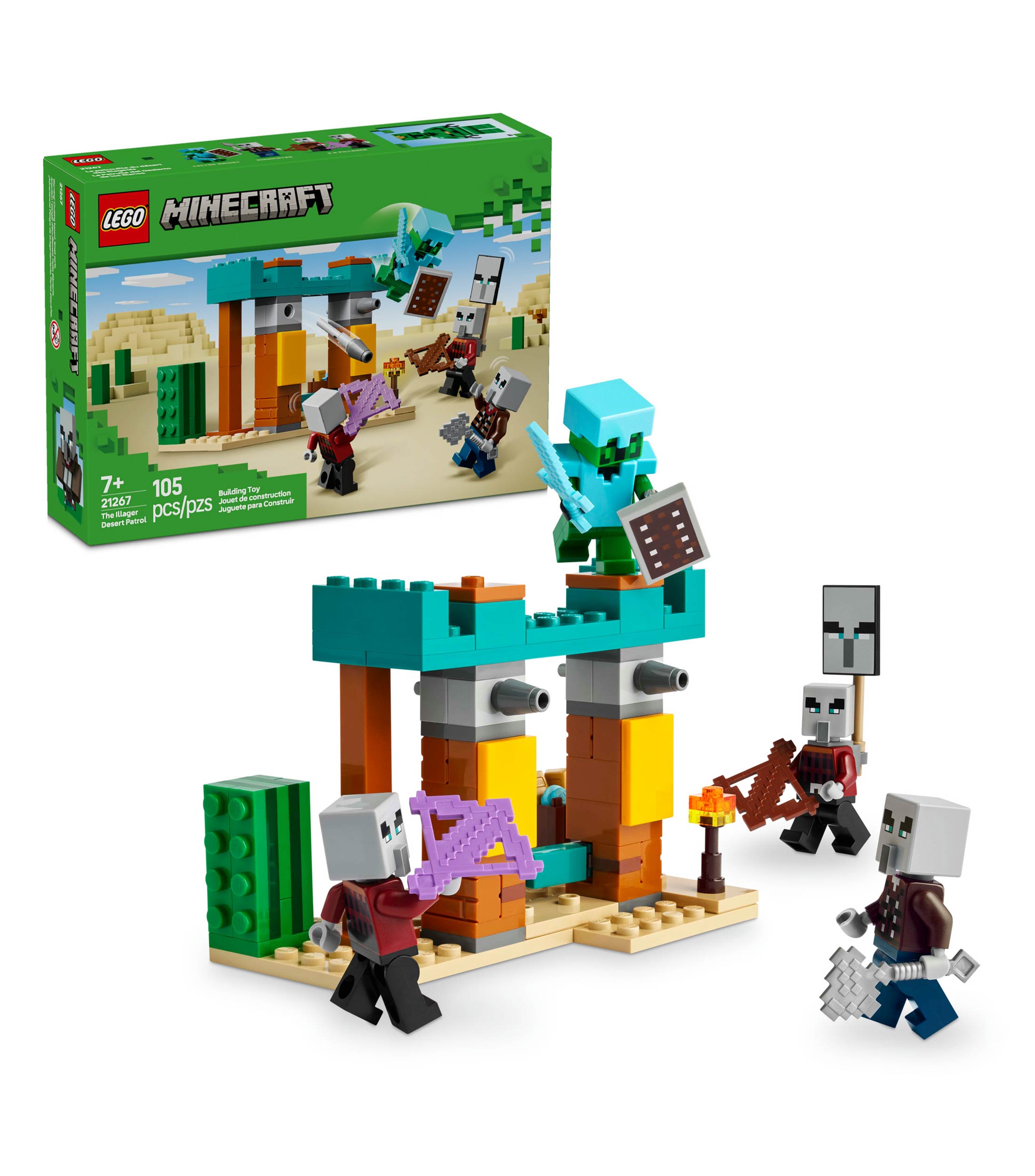 Lego Minecraft La Patrulla del Desierto de los 21267