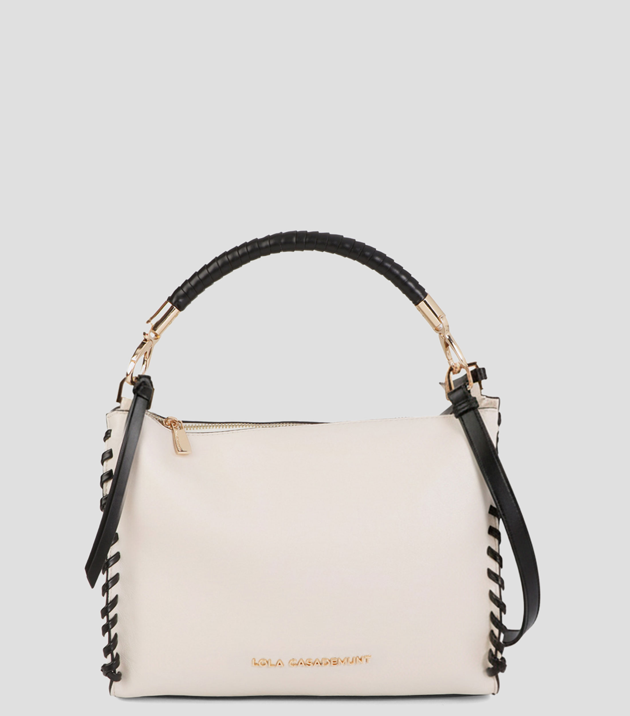 Bolsa crossbody blanca lisa Mujer