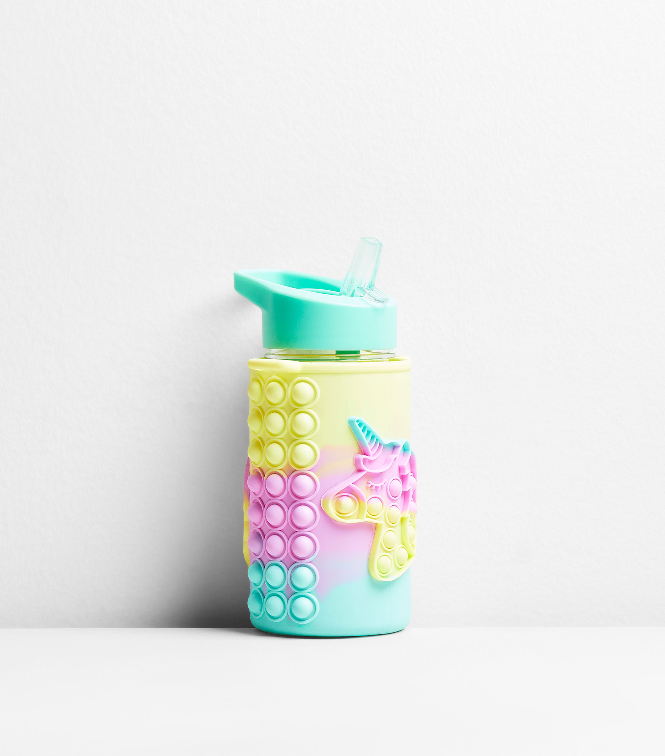 Botella termo Bubble Unicornio en plástico, 443 ml