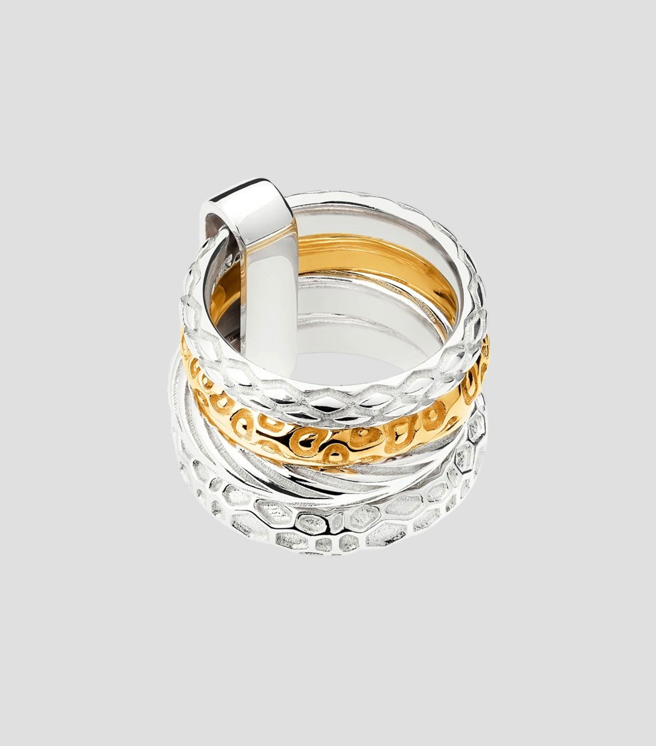 Anillo en Plata Churumbela Animales Mujer