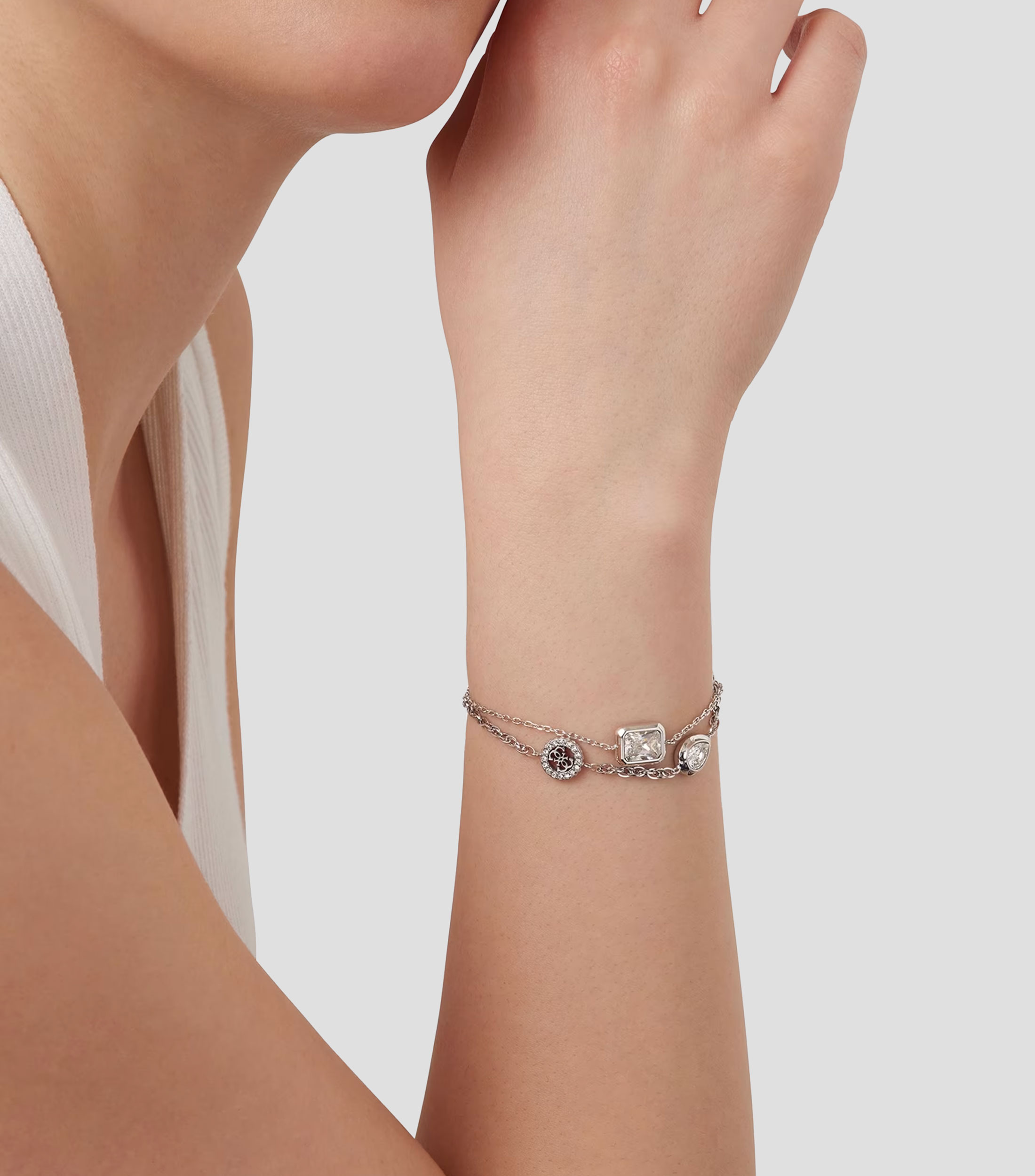 Brazalete 4G Light con circonita Mujer