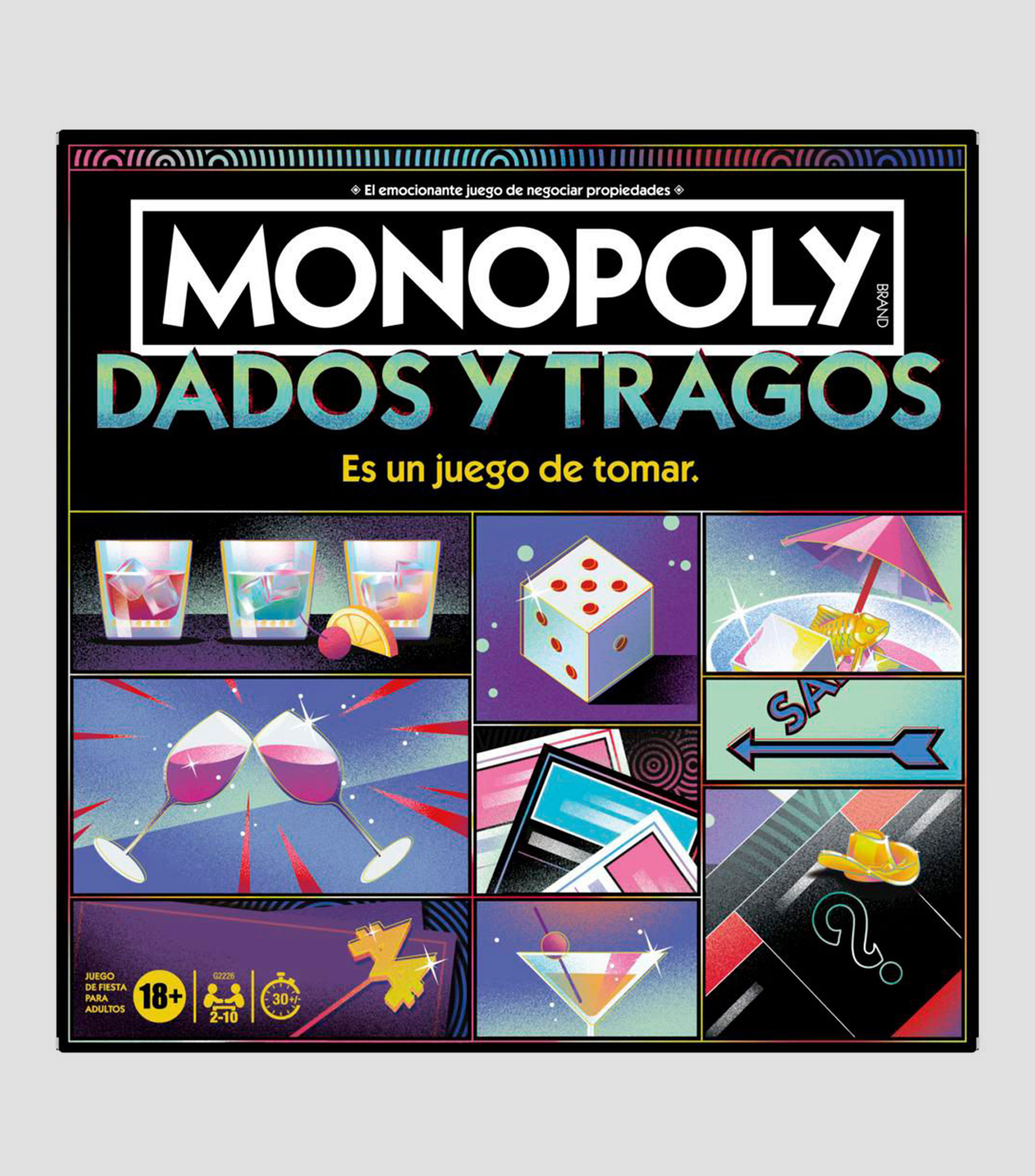 Juego de mesa, Monopoly Tragos y Dados