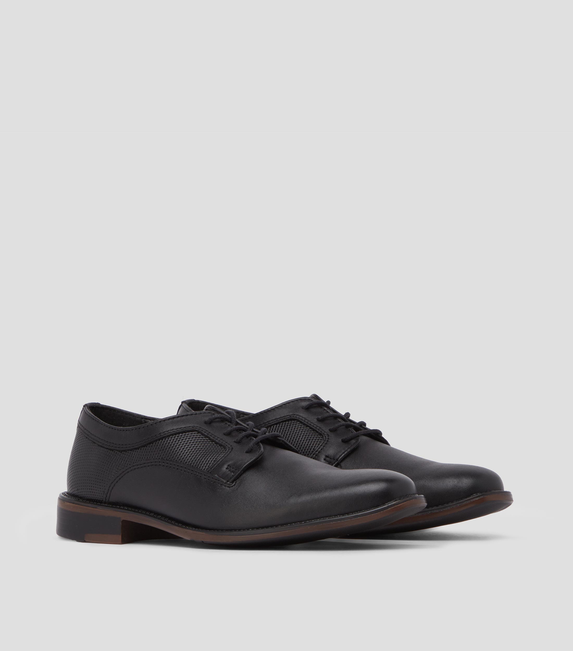 Zapatos casuales Oxford con tacón bajo ancho Hombre